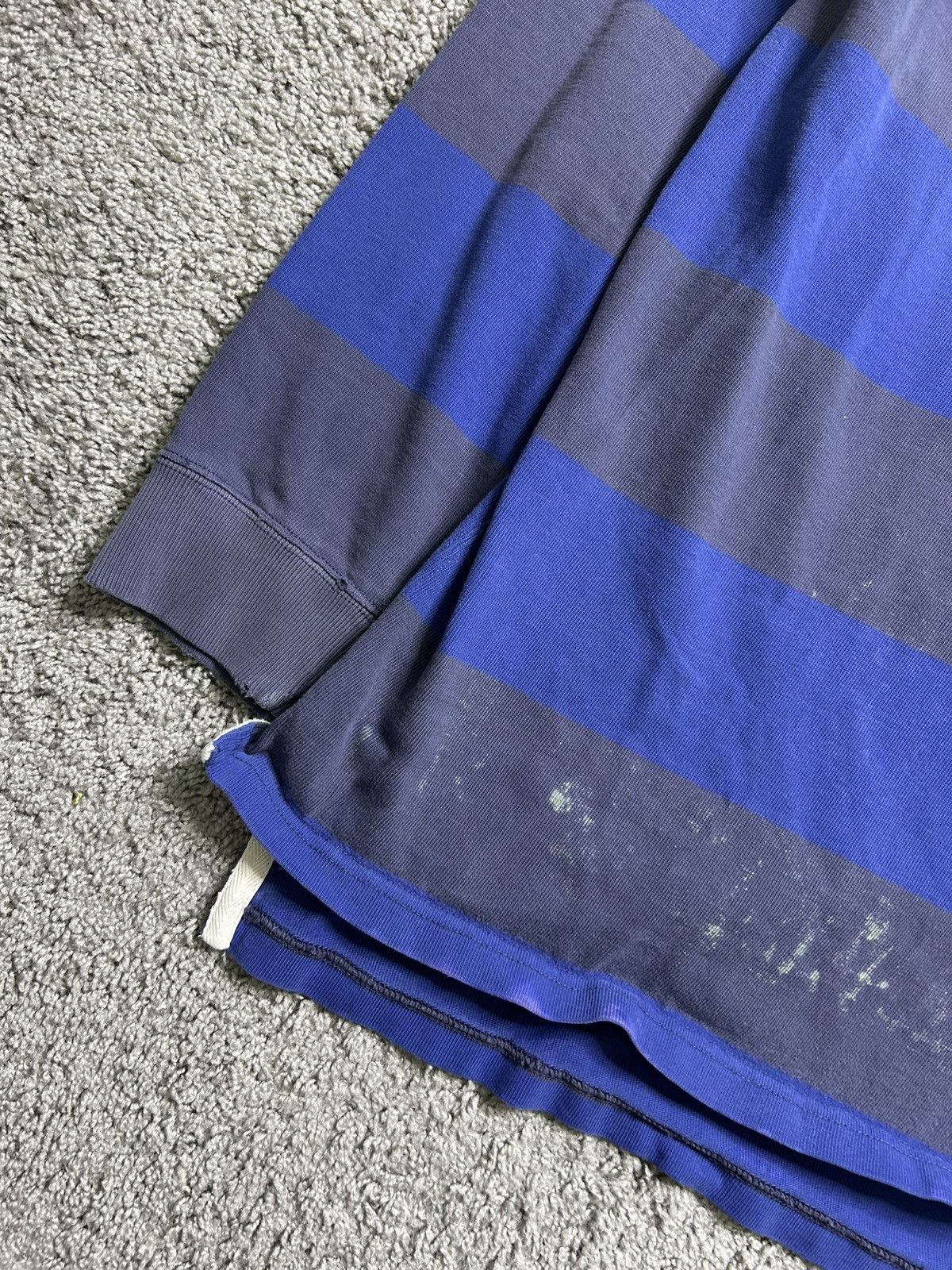 Polo Ralph Lauren Vintage 80s Polo Ralph Lauren Rugby Long Sleeve Striped Size US L / EU 52-54 / 3 - 3 Thumbnail