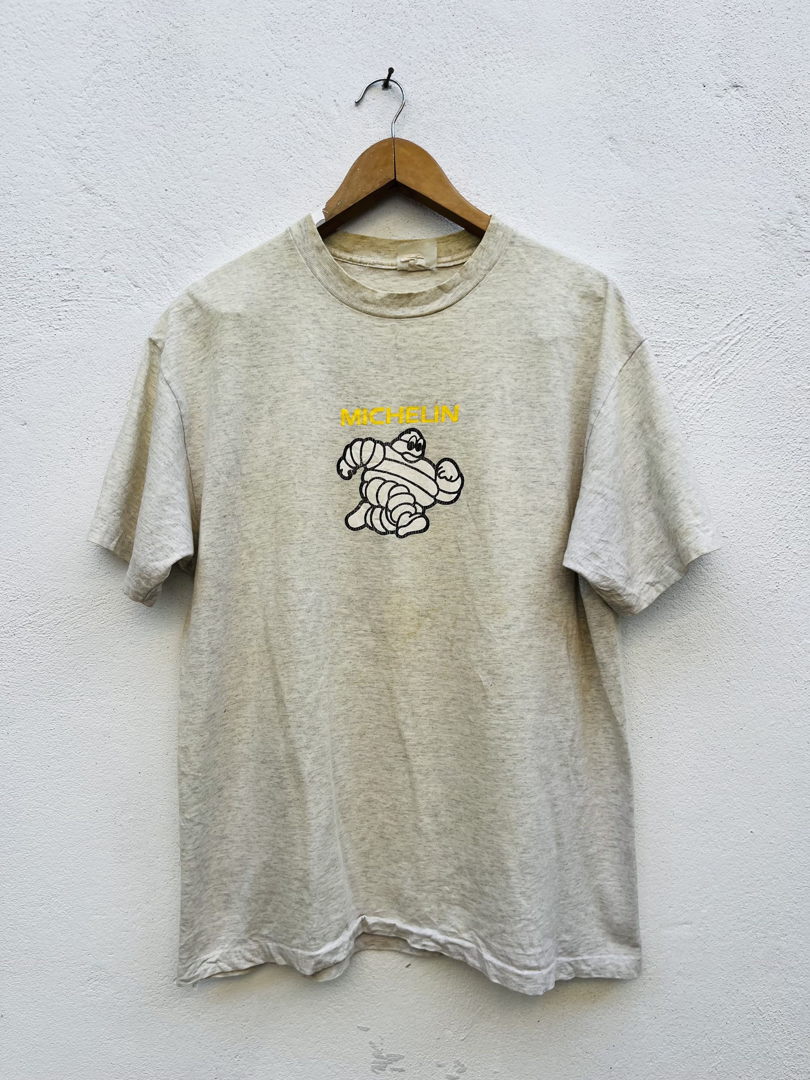 image of Vintage Michelin Big Logo Streetwear Fashion Style in Grey, Men's (Size Large)