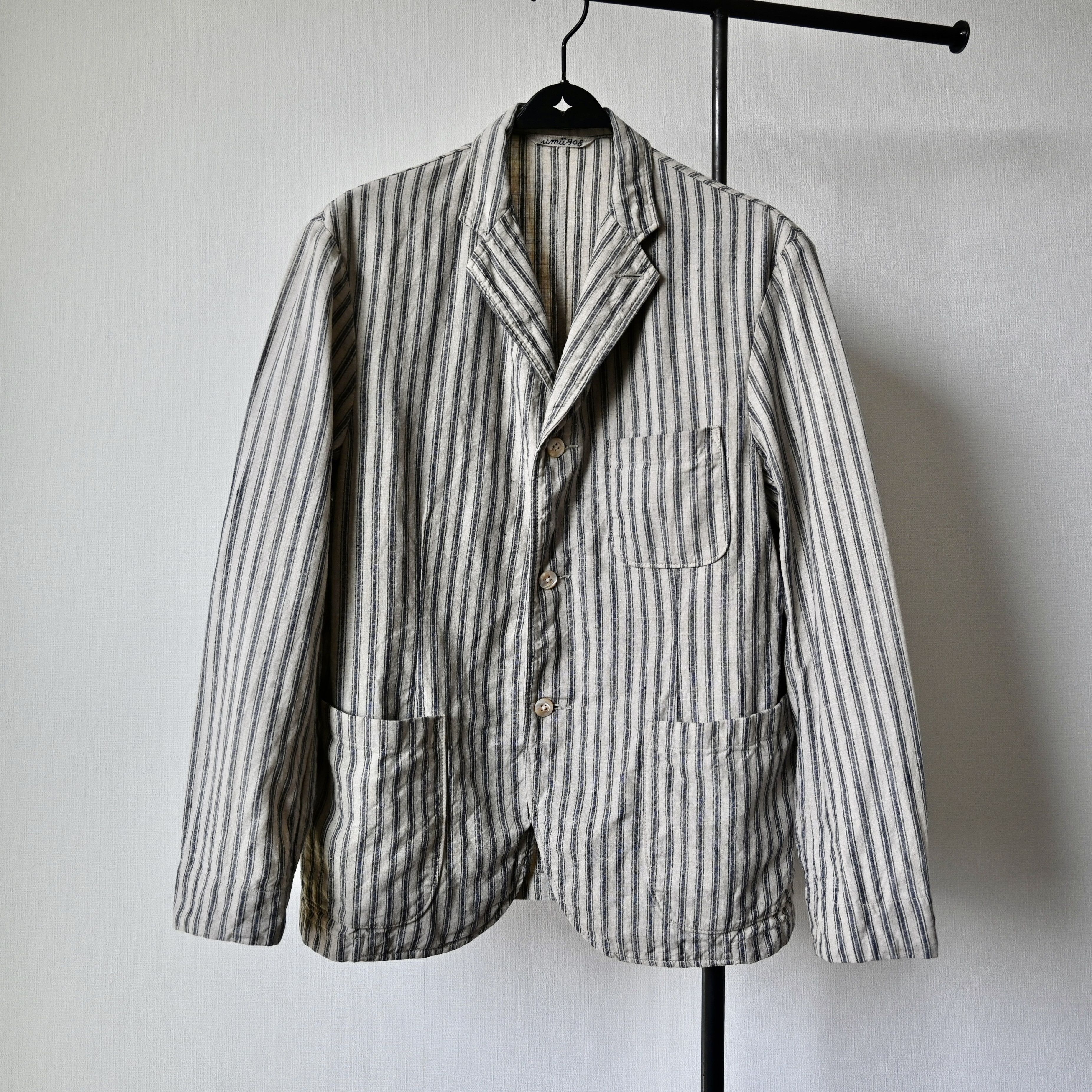 Umii 908 Umii 908 by 45rpm linen tailored jacket, made in Japan Size US M / EU 48-50 / 2 - 1 Thumbnail