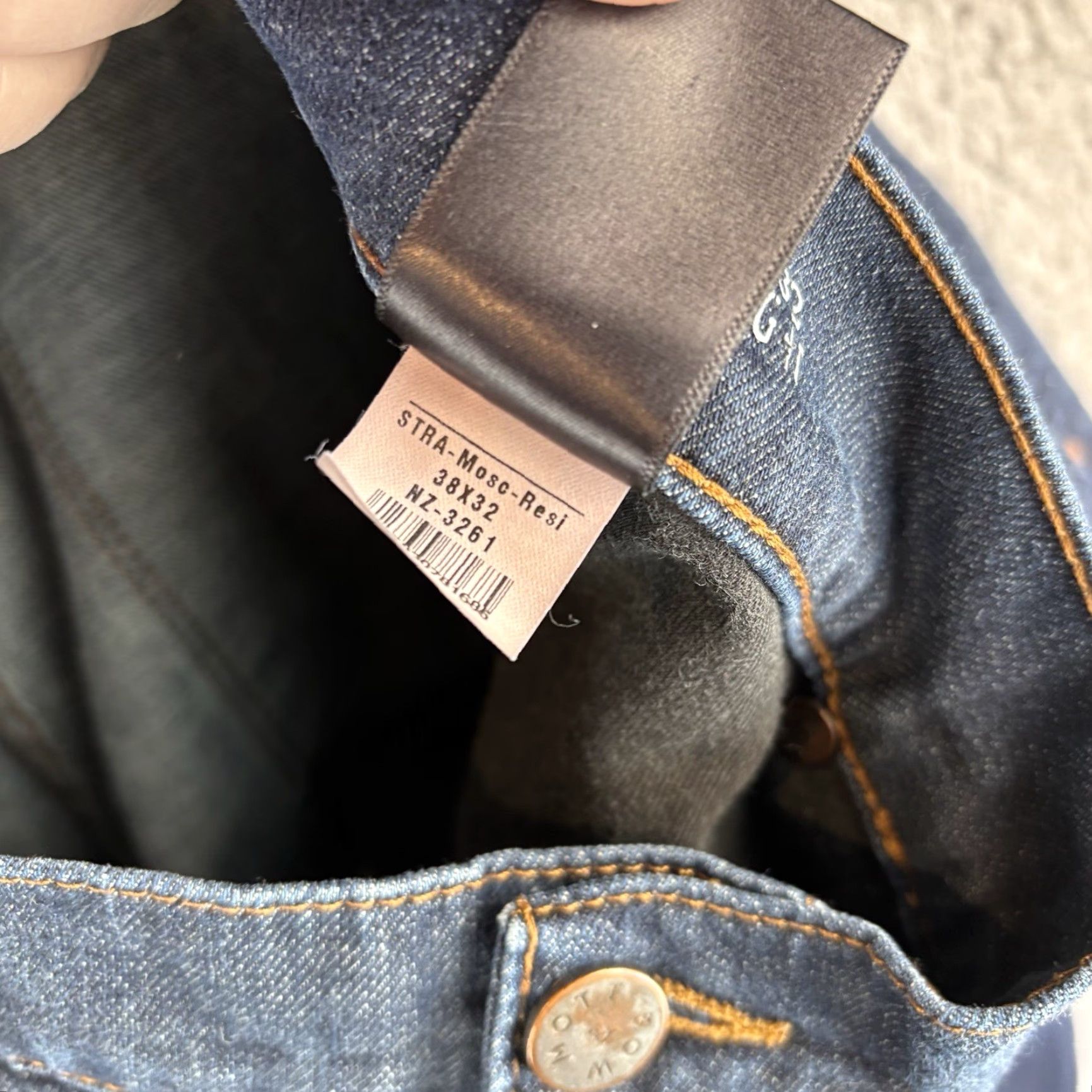 Mott & Bow Mott & Bow Jeans Slim Mens 38x30 Blue Jeans Slim Straight Leg Denim Stretch Regular 5-Pocket Design Vintage No? (but keep phrasing) Size US 38 / EU 54 - 5 Thumbnail