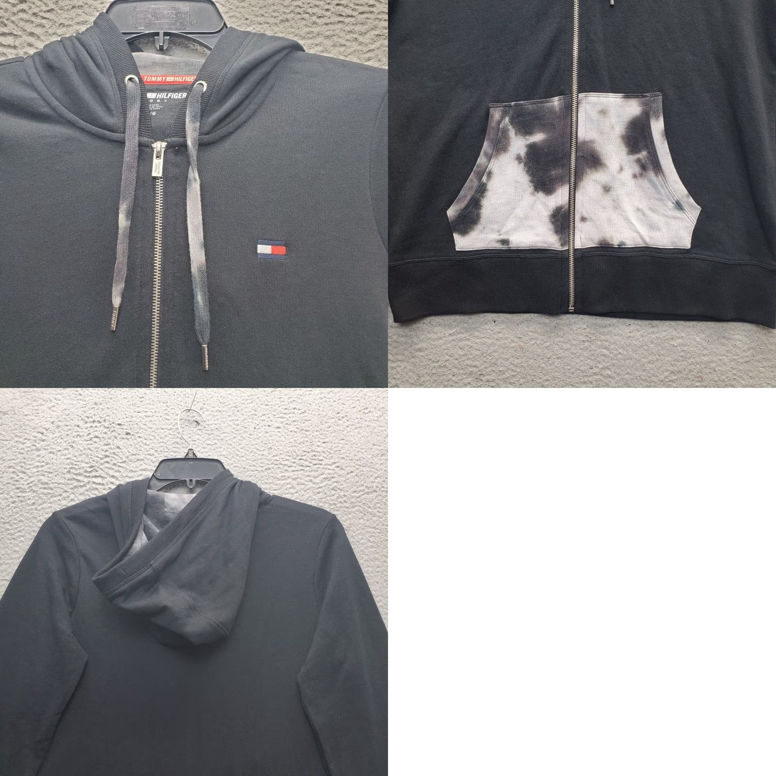 Tommy Hilfiger Tommy Hilfiger Sport Hoodie Mens Large Multi Tie-Dye Pocket Full Zip TP94695J Size US L / EU 52-54 / 3 - 8 Thumbnail