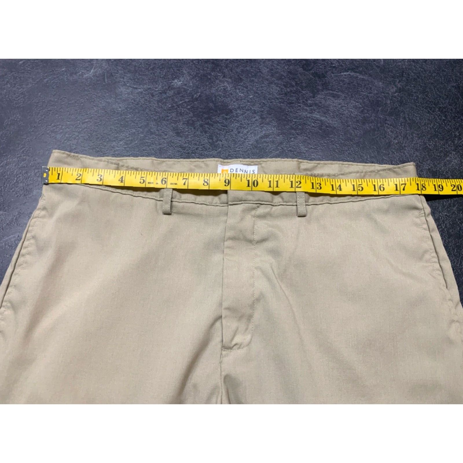 Vintage DENNIS Khaki Pants 36 Pleated Workwear Regular Fit Mens Size US 36 / EU 52 - 3 Thumbnail