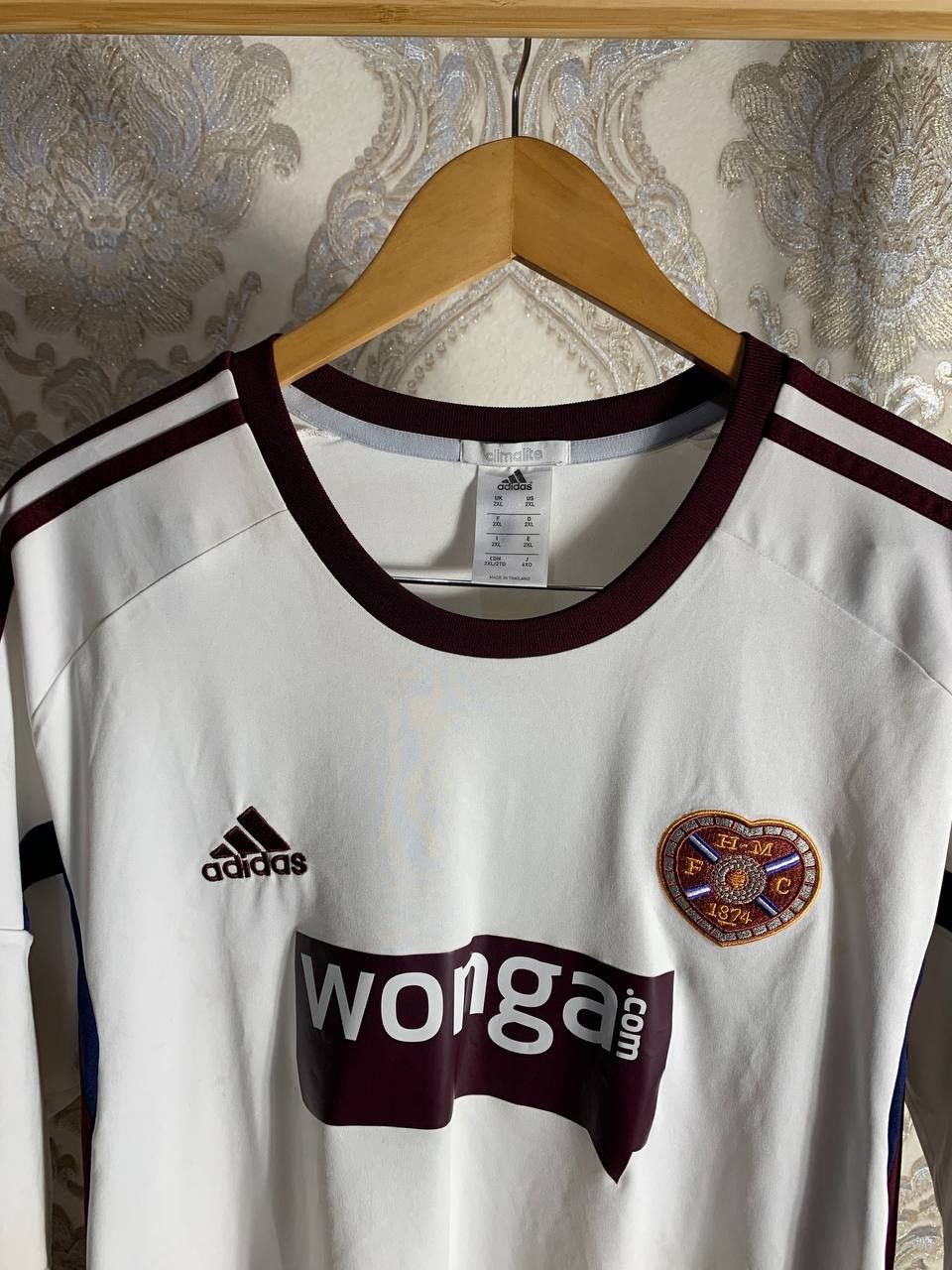 Adidas Vintage Adidas FC Hearts Of Midlothian England Soccer Jersey Size US XXL / EU 58 / 5 - 3 Thumbnail