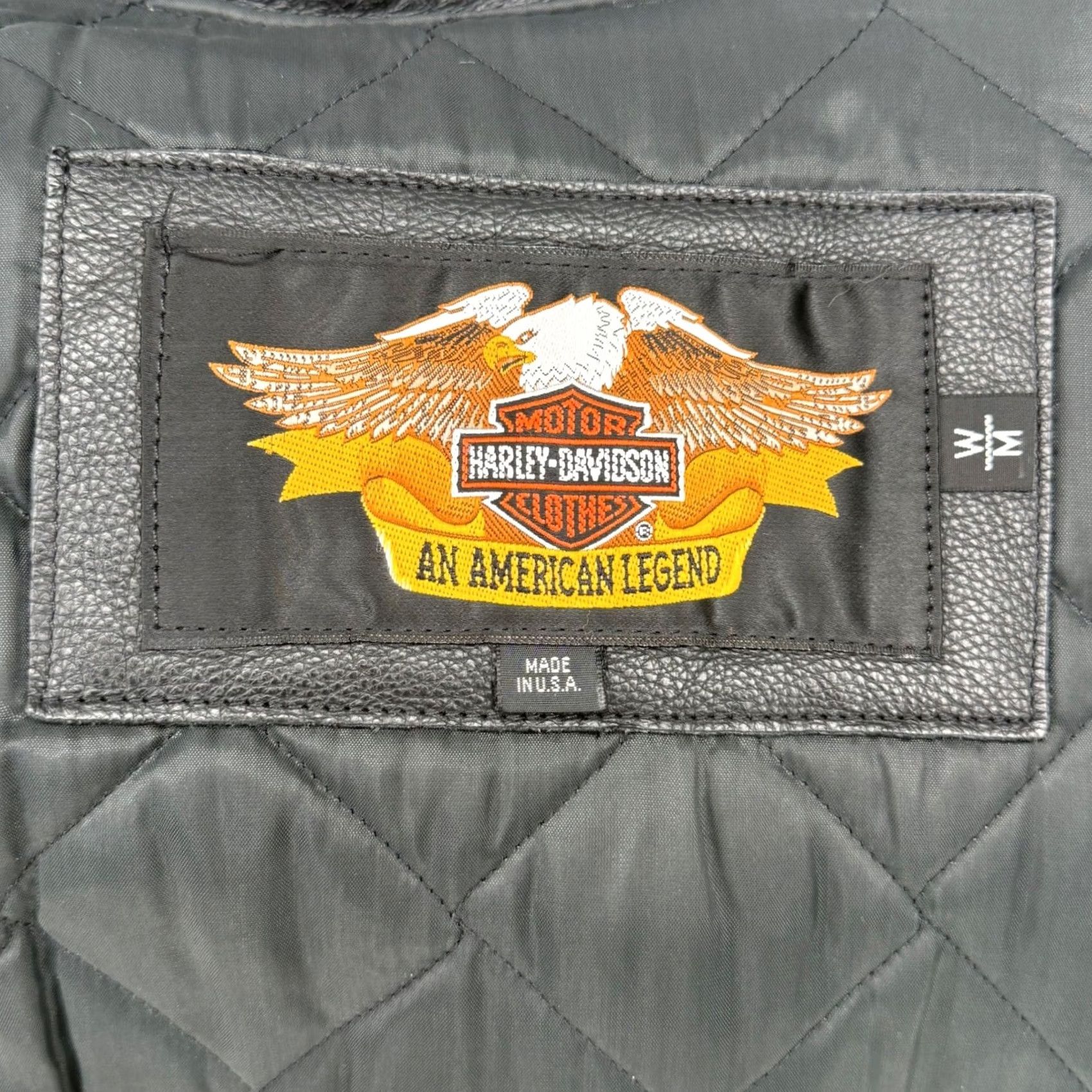 Harley Davidson VINTAGE Harley Davidson Womens Black Leather Fringe Motorcycle Jacket Sz Medium Size M / US 6-8 / IT 42-44 - 7 Thumbnail
