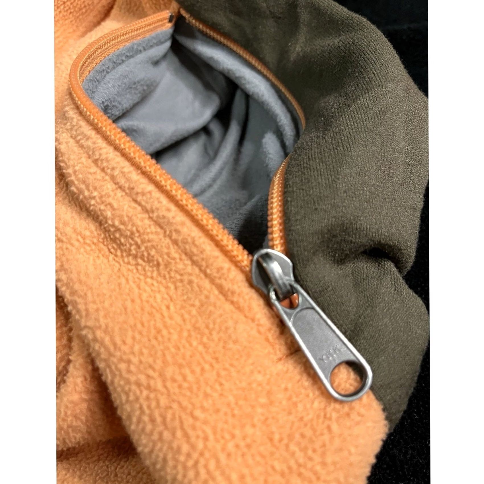 The North Face The North Face Jacket Womens XL Orange Polartec Fleece Solid Long Sleeve Women Size Size XL / US 12-14 / IT 48-50 - 6 Thumbnail