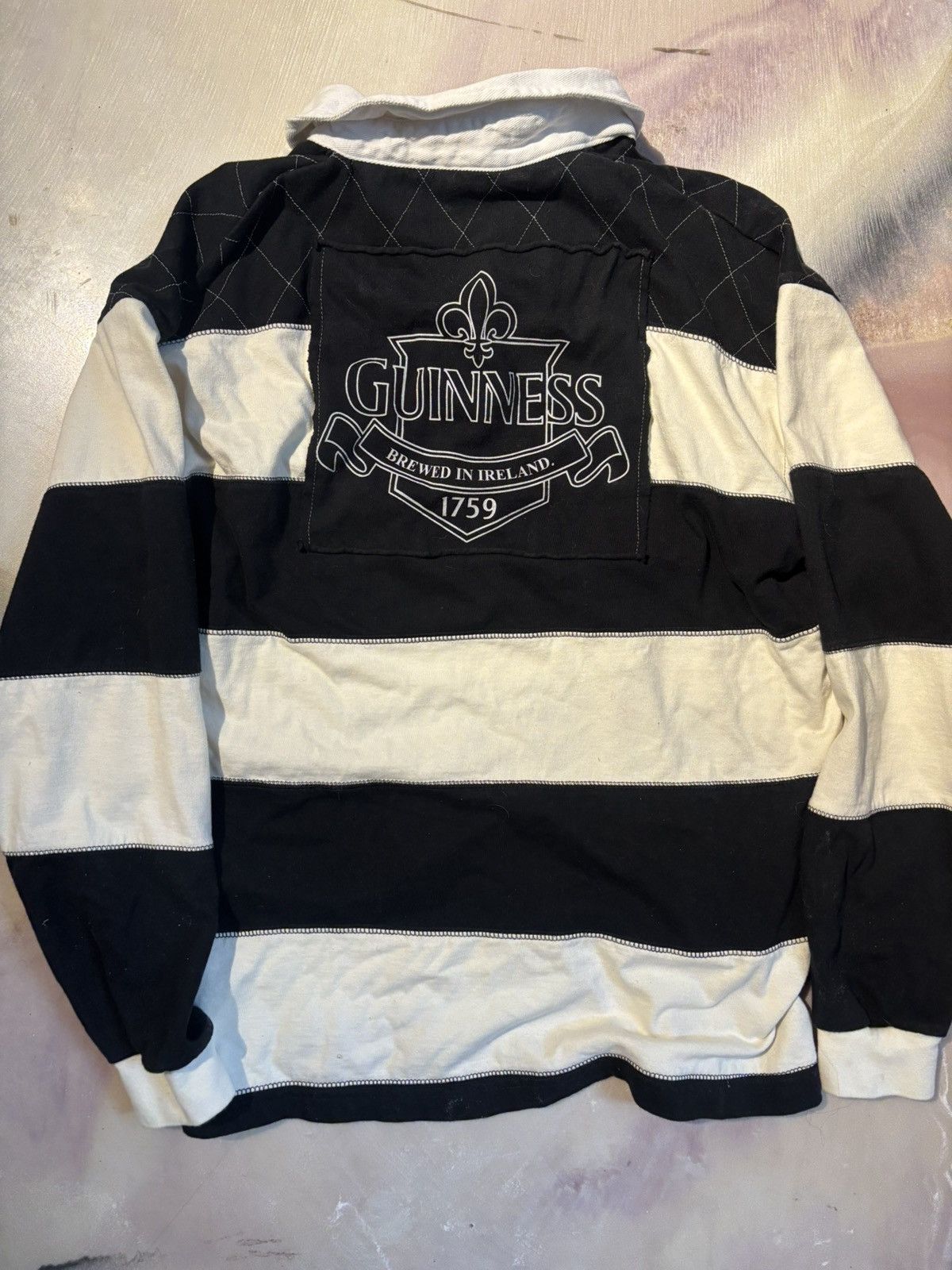 Vintage Vintage Guinness Beer Rugby Polo Size US XL / EU 56 / 4 - 2 Thumbnail