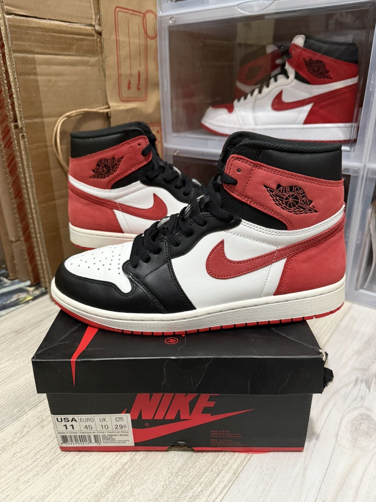 Jordan Brand Jordan 1 Retro High OG Track Red Size US 10.5 / EU 43-44 - 1 Thumbnail