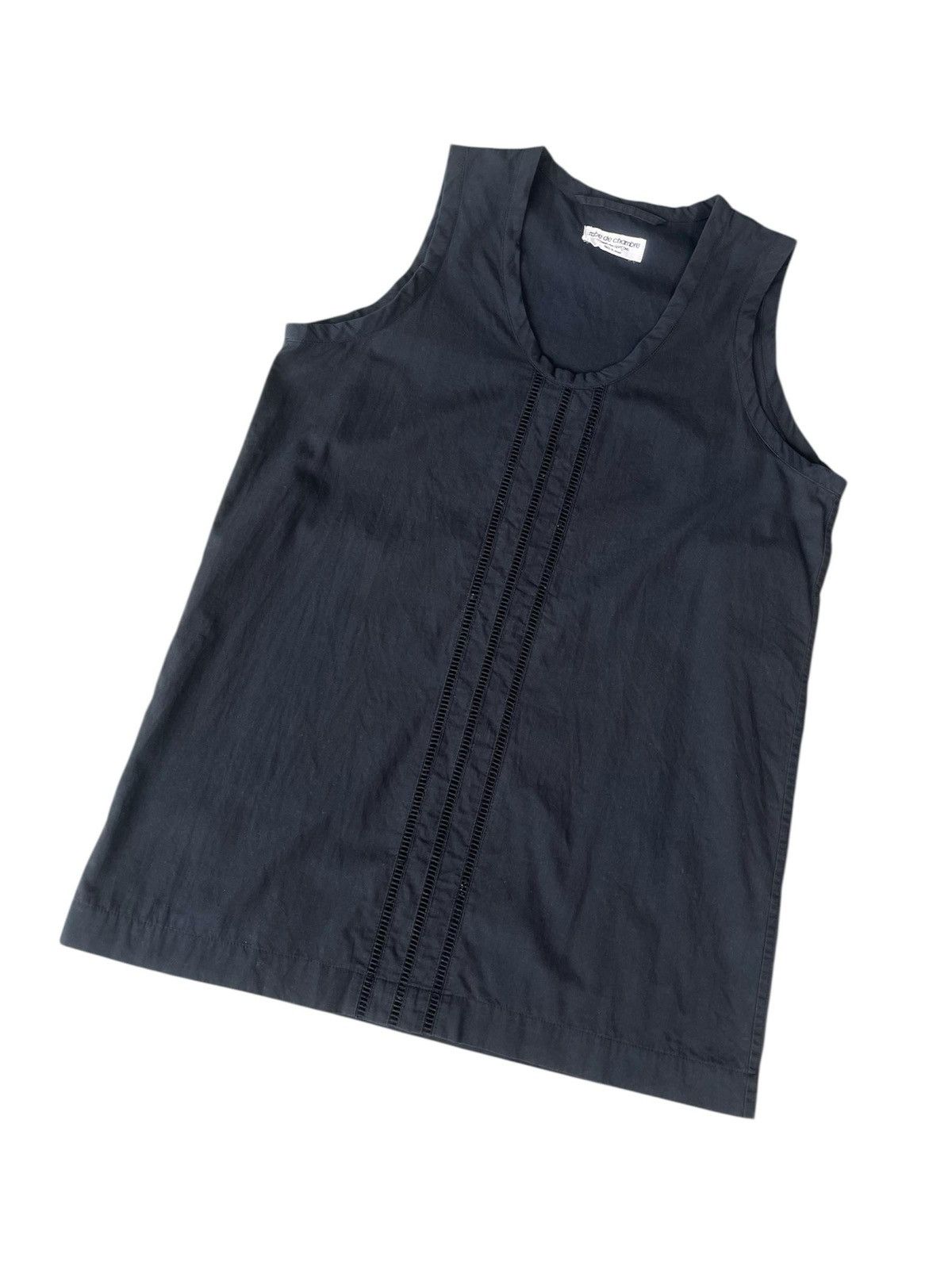 Comme des Garcons × Japanese Brand × Rei Kawakubo Robe De Chambre Comme Des Garcons Sleeveless Tank Top Size M / US 6-8 / IT 42-44 - 3 Thumbnail