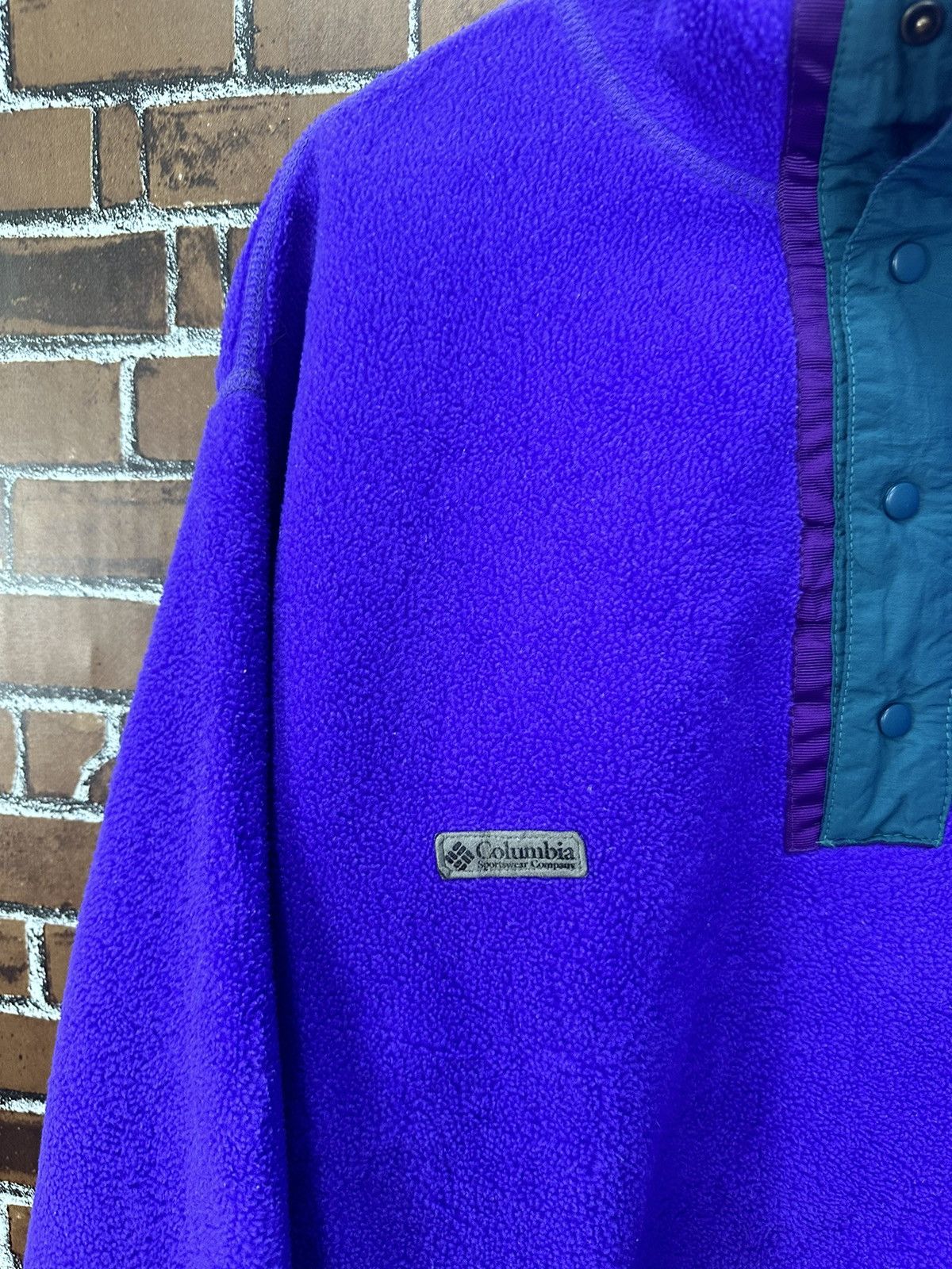 Columbia Vintage Colombia Fleece Jacket Made In USA Z297 Size US M / EU 48-50 / 2 - 2 Thumbnail