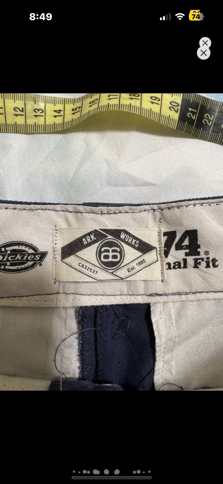 Dickies ***FINAL DROP***RARE 00s DICKIES 874 REWORK FLAT FRONT 26 Size US 26 / EU 42 - 8 Thumbnail