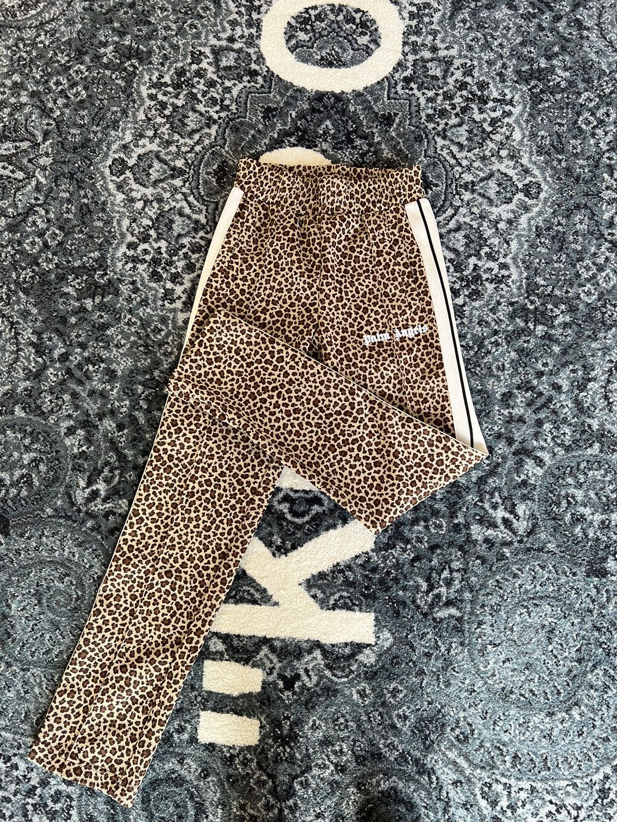 Palm Angels Palm Angels LEOPARD TRACK PANTS Size US 30 / EU 46 - 1 Thumbnail