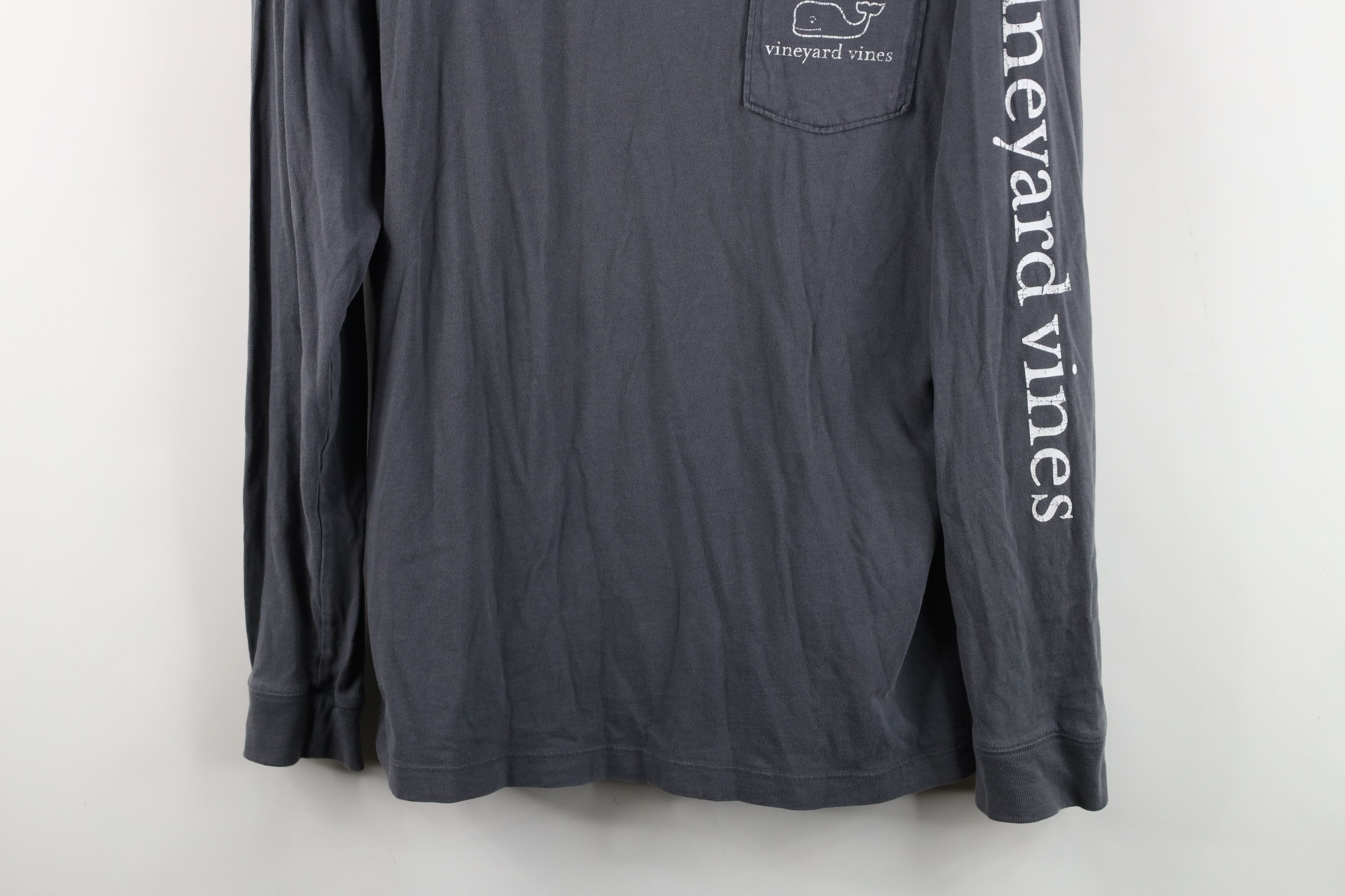 Vineyard Vines Vineyard Vines Spell Whale Long Sleeve Pocket T-Shirt Gray Size US M / EU 48-50 / 2 - 3 Thumbnail