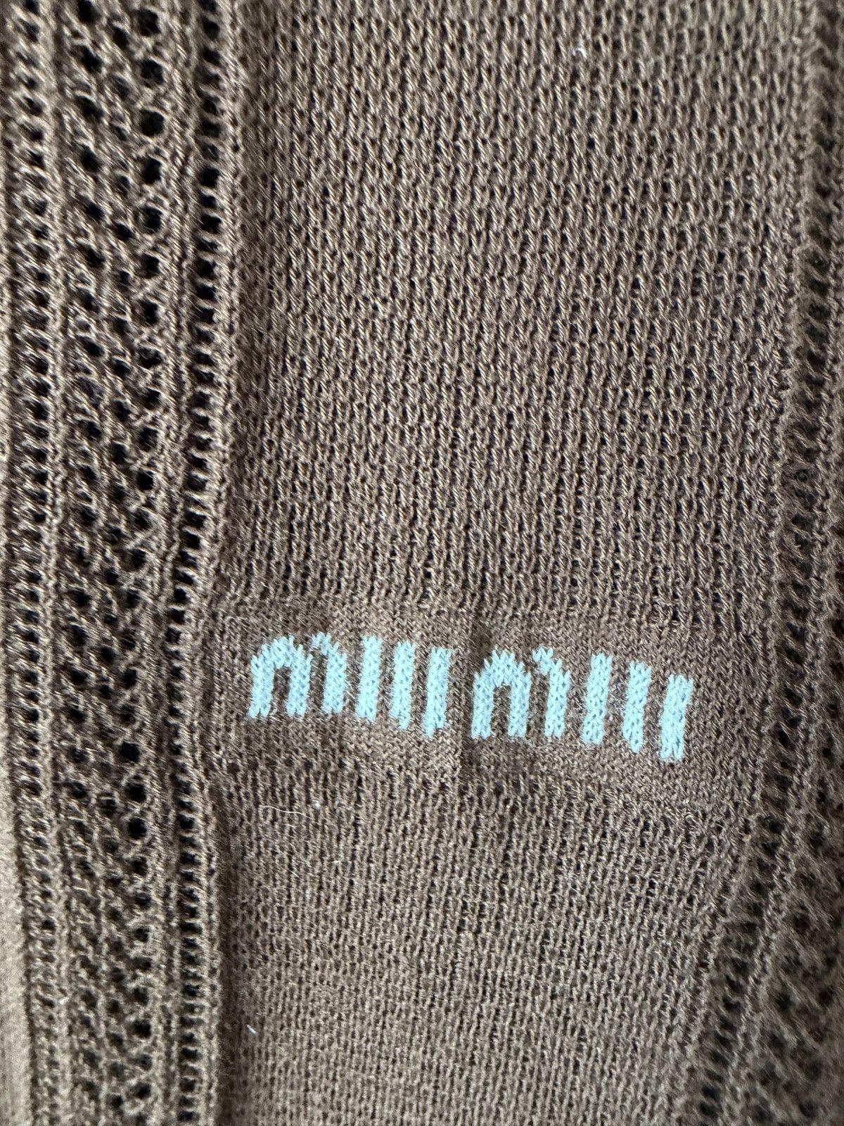 Miu Miu Miu Miu Zip Up Cardigan / Top Size US M / EU 48-50 / 2 - 5 Thumbnail