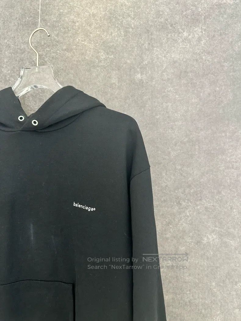 Balenciaga Balenciaga Small Logo Hooded Sweatshirt M Size US M / EU 48-50 / 2 - 3 Thumbnail