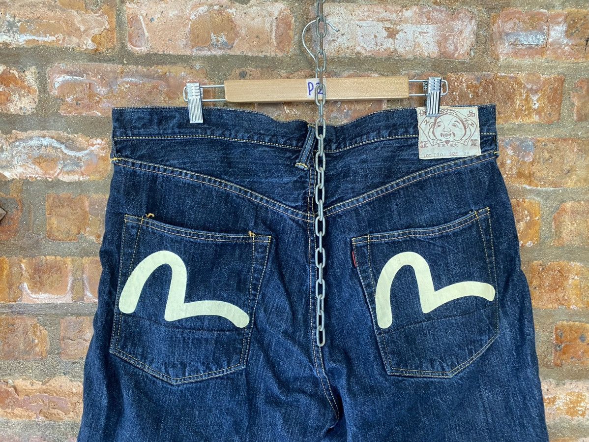 Evisu × Japanese Brand 2000s EVISU by Yamane denim short or 3/4 Size US 39 - 9 Thumbnail