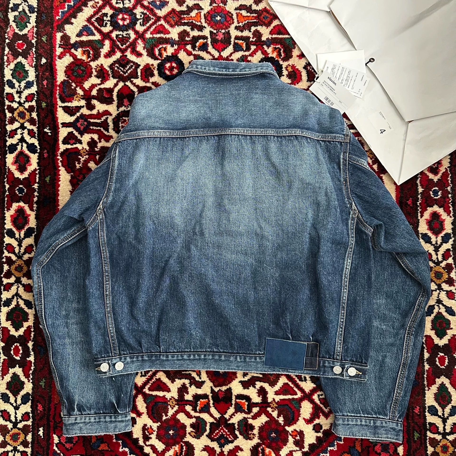 Visvim visvim 25ss 101x JKT Denim 4 Splatter Distressed ICT Size US XL / EU 56 / 4 - 2 Thumbnail