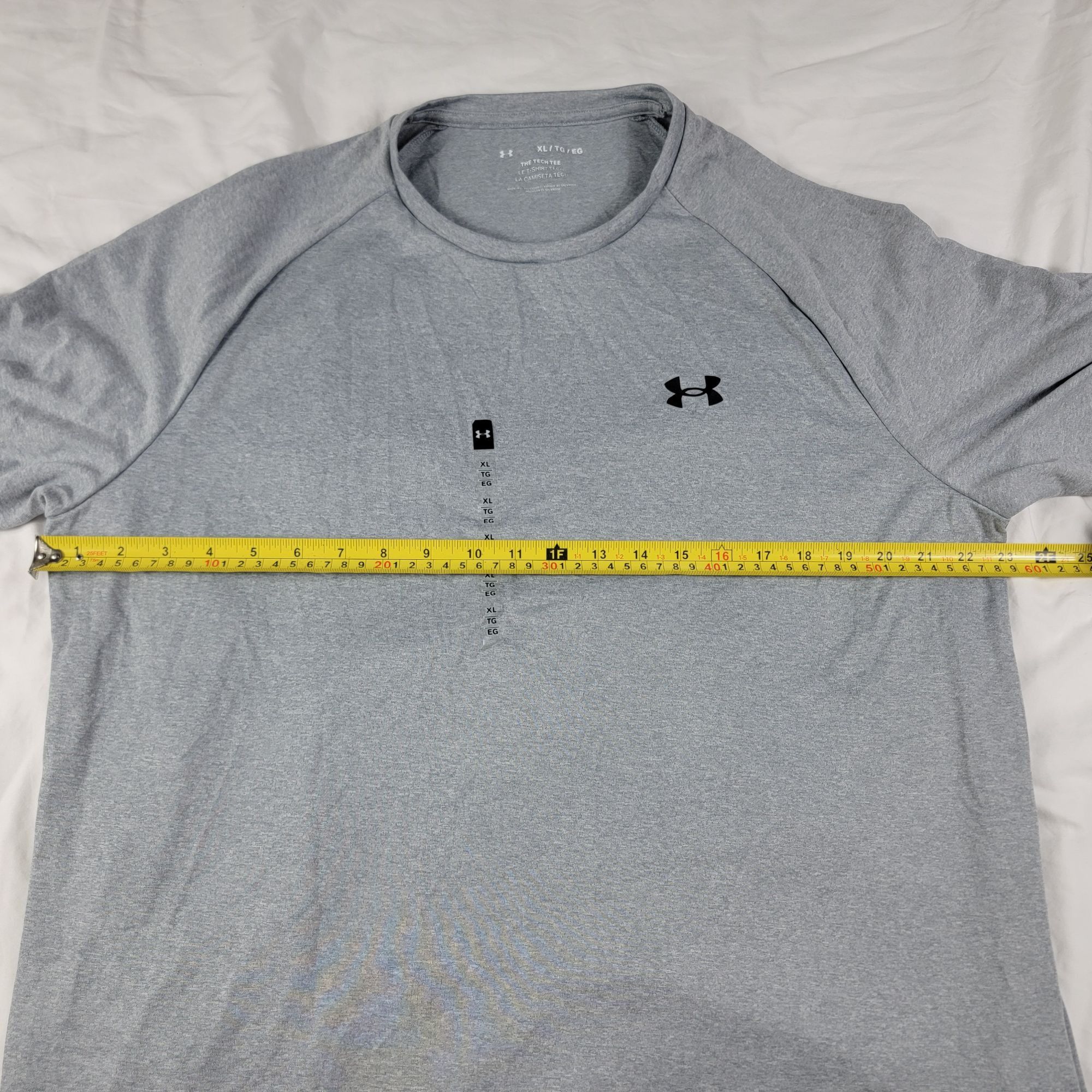 Under Armour Under Armour Mens XL Gray The Tech Tee Shirt Short Sleeve At Size US XL / EU 56 / 4 - 6 Thumbnail