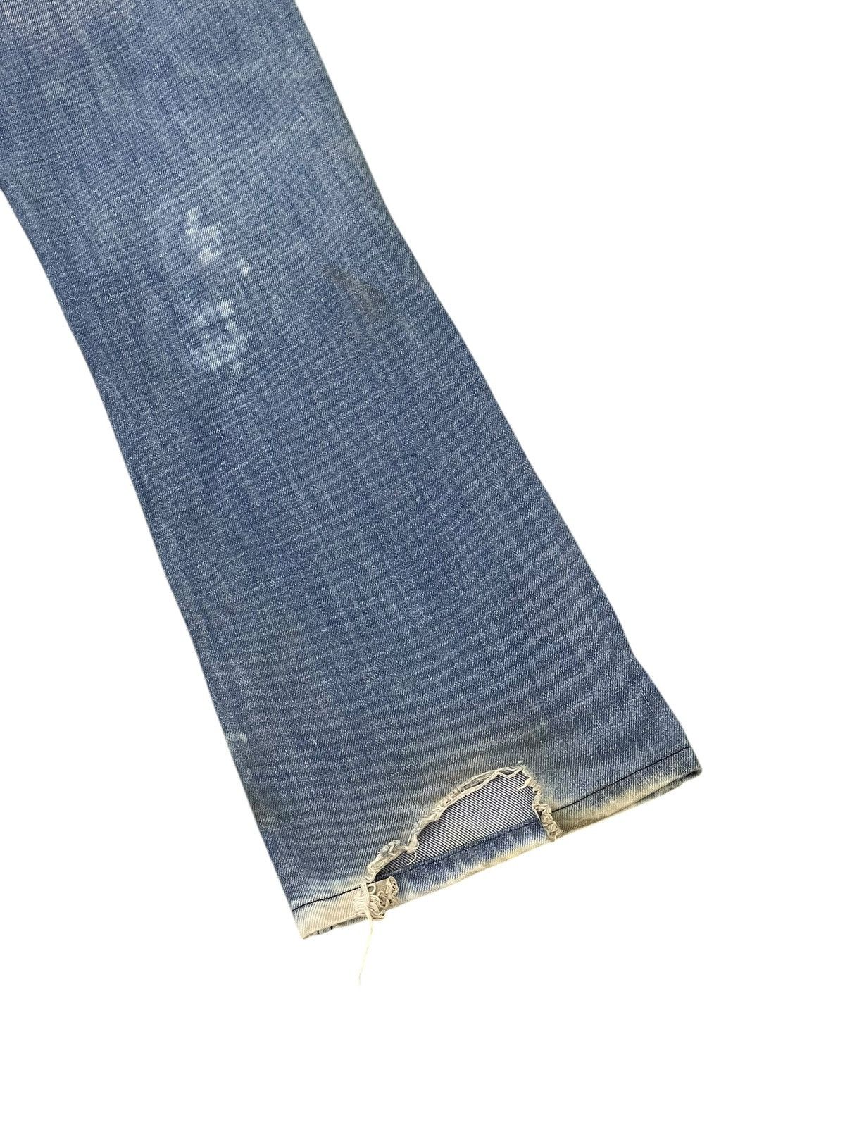 Diesel Flare Jeans Y2K Diesel Industries Distress Boot Cut 1🟦0 Size US 31 - 15 Thumbnail