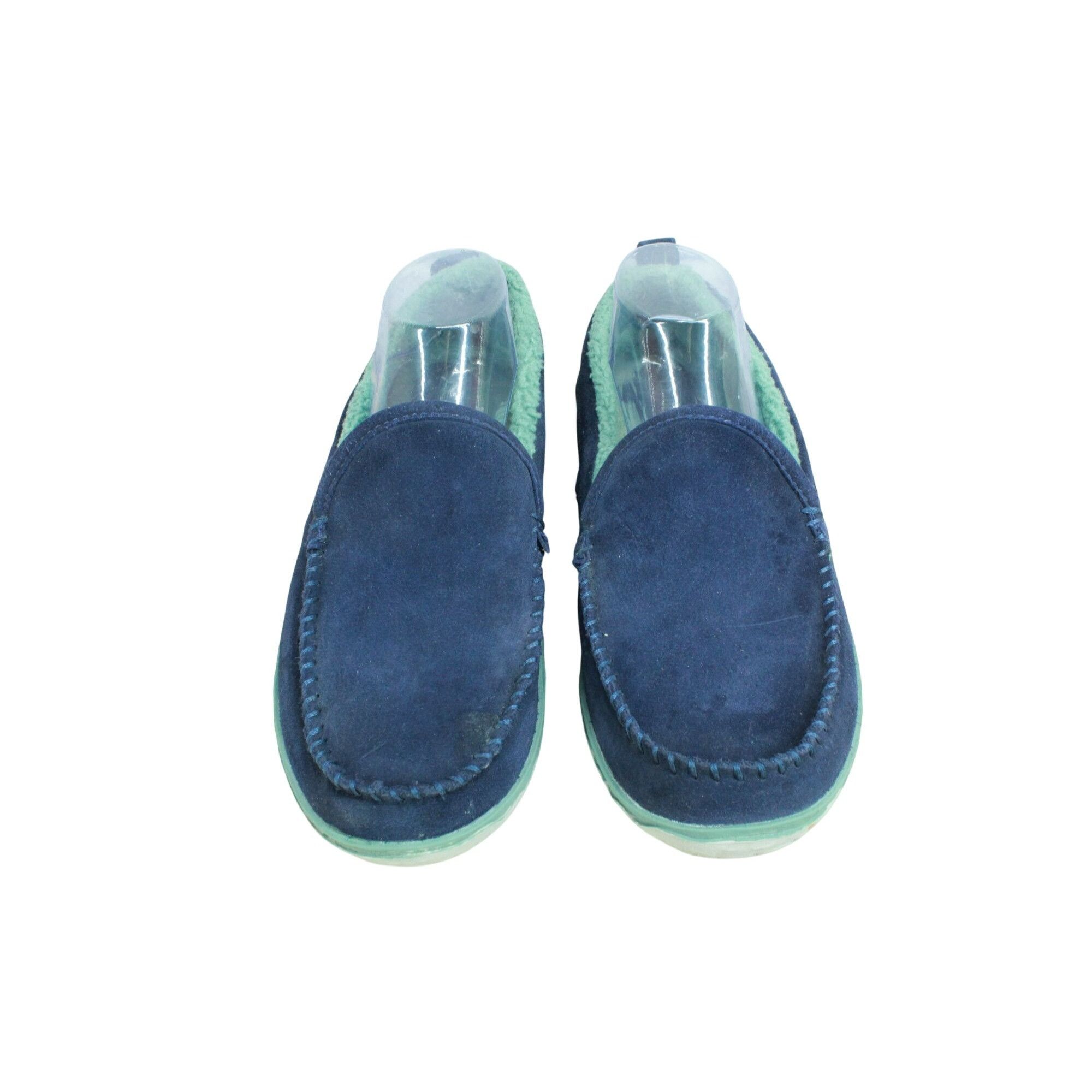 L.L. Bean LL Bean Blue Suede Fleece Lined Moccasins Size US 10 / IT 40 - 5 Thumbnail