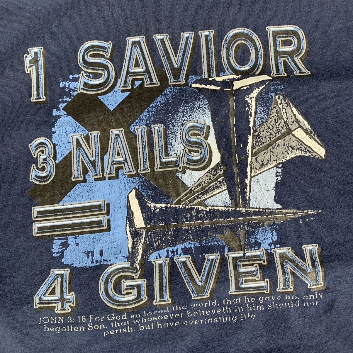 Gildan × Vintage Vintage Y2K Jesus Shirt Size US XL / EU 56 / 4 - 2 Thumbnail