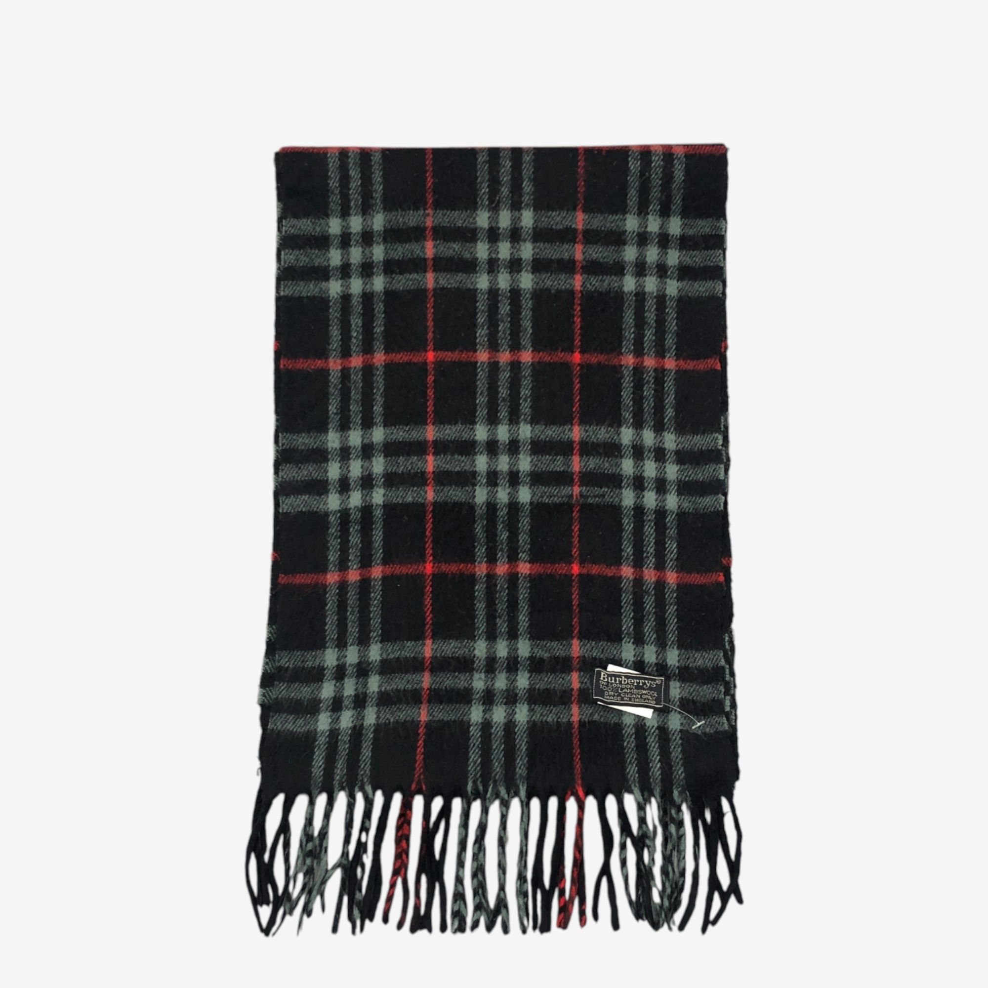 Burberry Vintage Burberry Scarf Muffler Wool Cashmere Scarves Size ONE SIZE - 2 Thumbnail