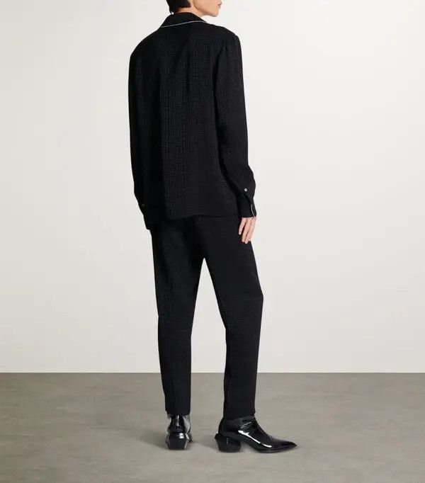 Balmain o1y0426 Patterned Shirt in Black Size US S / EU 44-46 / 1 - 5 Thumbnail