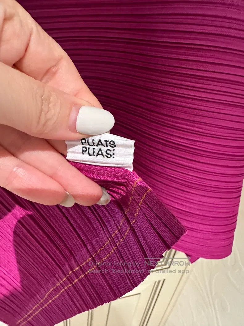 Issey Miyake Issey Miyake Plum Color Limited Edition Striped Camisole Size L / US 10 / IT 46 - 5 Thumbnail