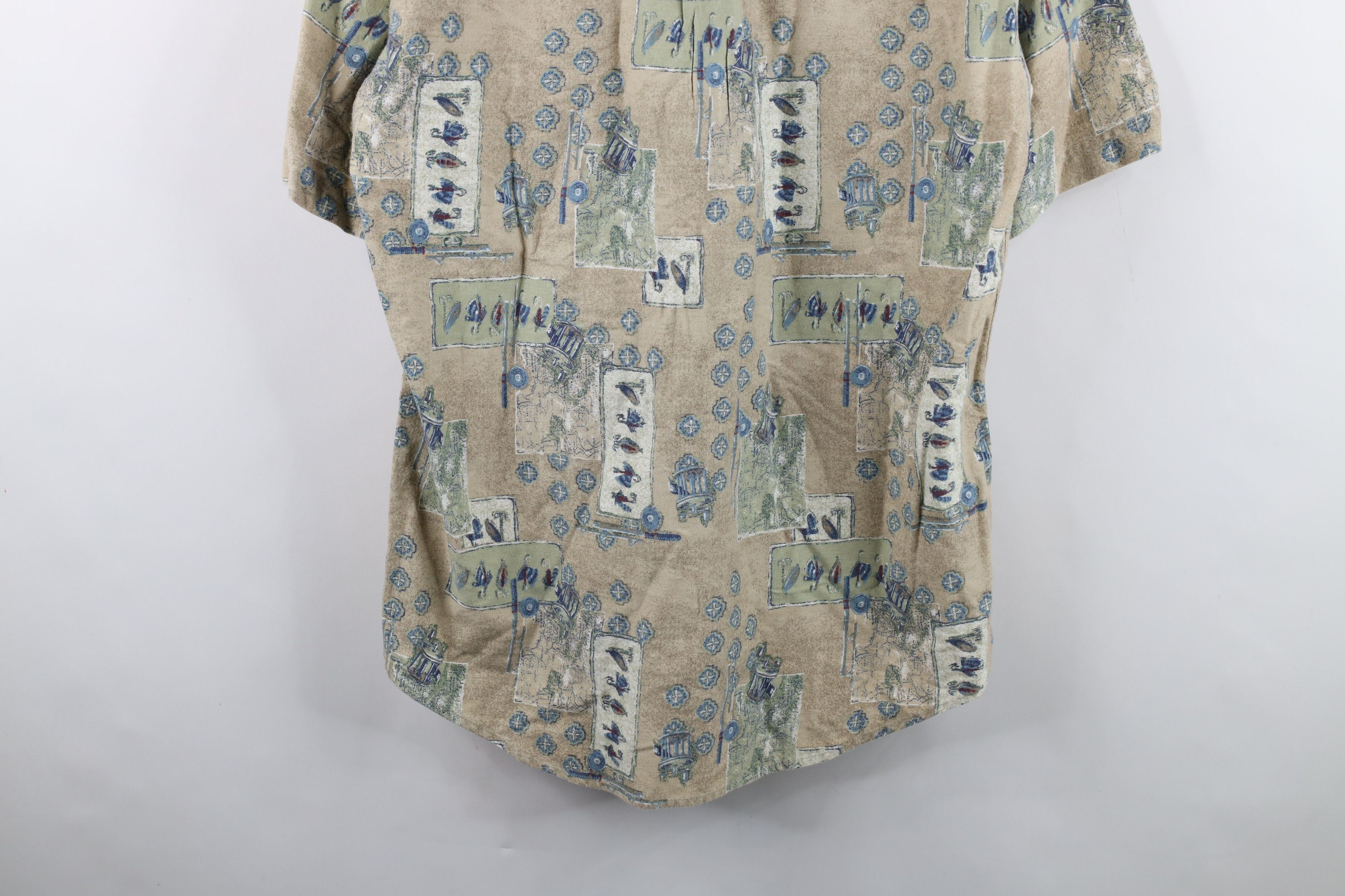 Woolrich Woolen Mills Vintage 90s Woolrich All Over Print Button Down Shirt Size US M / EU 48-50 / 2 - 11 Thumbnail