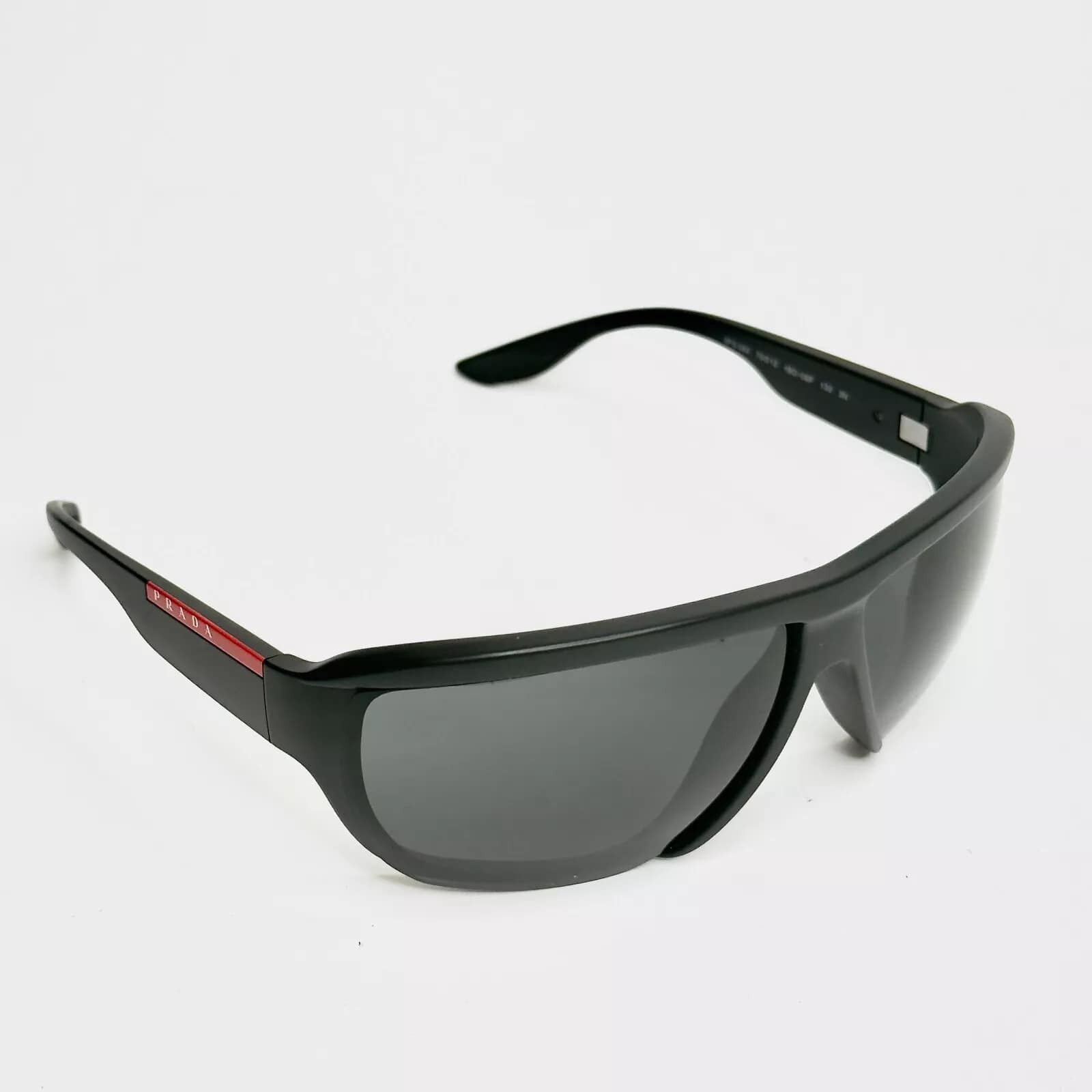 Prada PRADA 09V Linea Rossa Sport Nylon Sunglasses Black PS09VS Size ONE SIZE - 6 Thumbnail