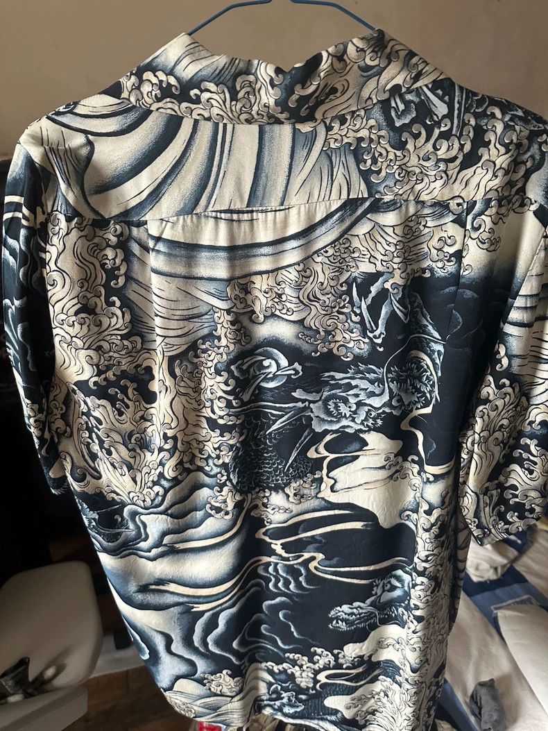 Wacko Maria Wacko Maria Nipoaloha Hawaiian Shirt, Studios Blue Cloud D Size US M / EU 48-50 / 2 - 2 Thumbnail