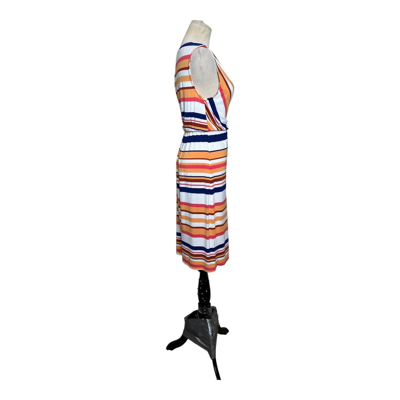 Merona Merona multicolor striped cap sleeves summer dress size M Size M / US 6-8 / IT 42-44 - 6 Thumbnail