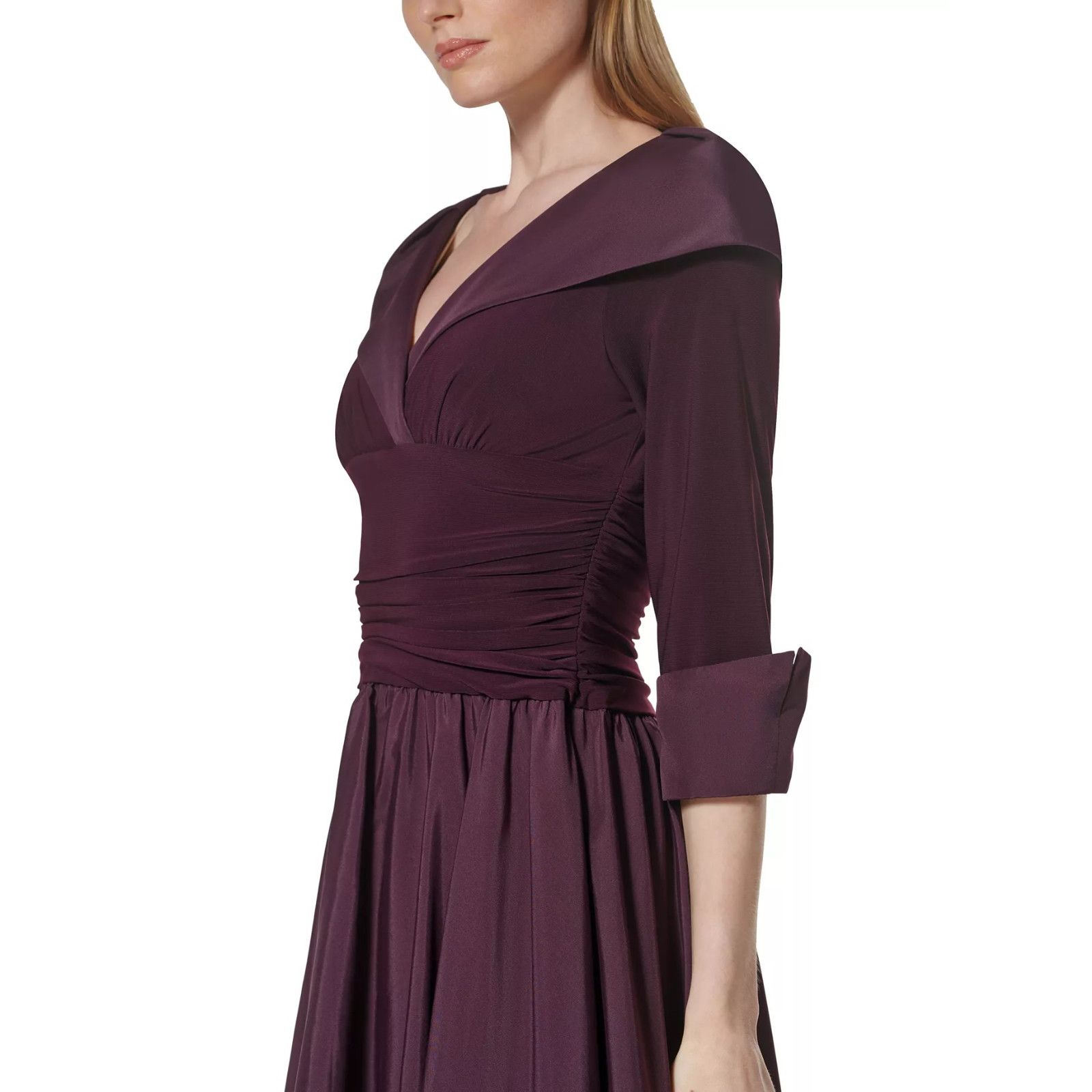 Other Jessica Howard Womens Purple 3/4-Sleeve Fit & Flare 4P Size S / US 4 / IT 40 - 5 Thumbnail