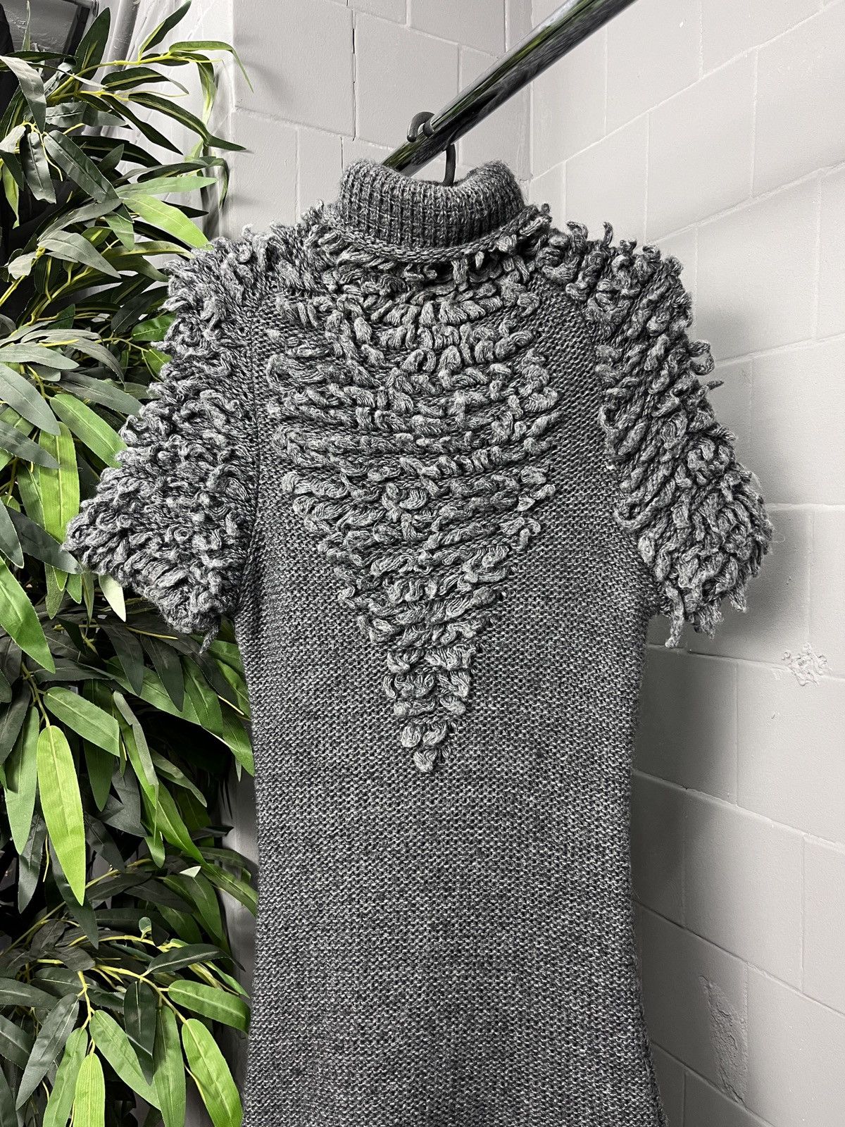 Babylon BABYLON MOHAIR WOOL KNITTED ABSTRACT AVANTGARDE DRESS - 1368 Size M / US 6-8 / IT 42-44 - 3 Thumbnail