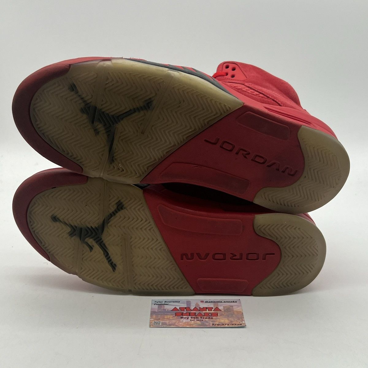 Jordan Brand Air Jordan 5 red suede Size US 12 / EU 45 - 7 Thumbnail