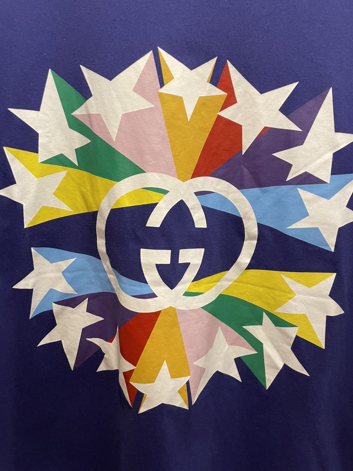 Gucci Gucci Star Burst Interlocking G cotton T-shirt. Size US L / EU 52-54 / 3 - 4 Thumbnail