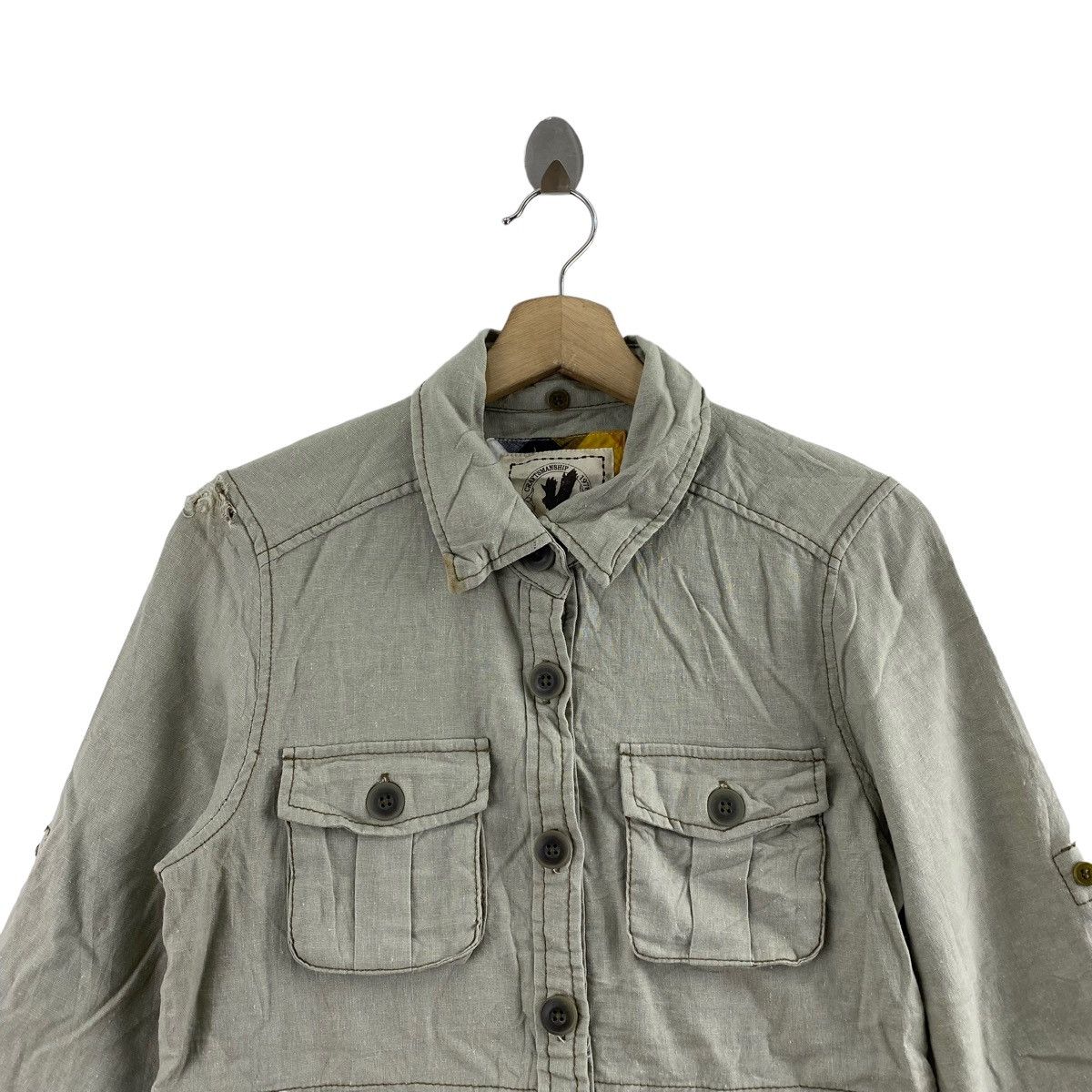 Other BACK NUMBER Multi Pockets Buttons Hunting Jacket Coat Size L / US 10 / IT 46 - 2 Thumbnail