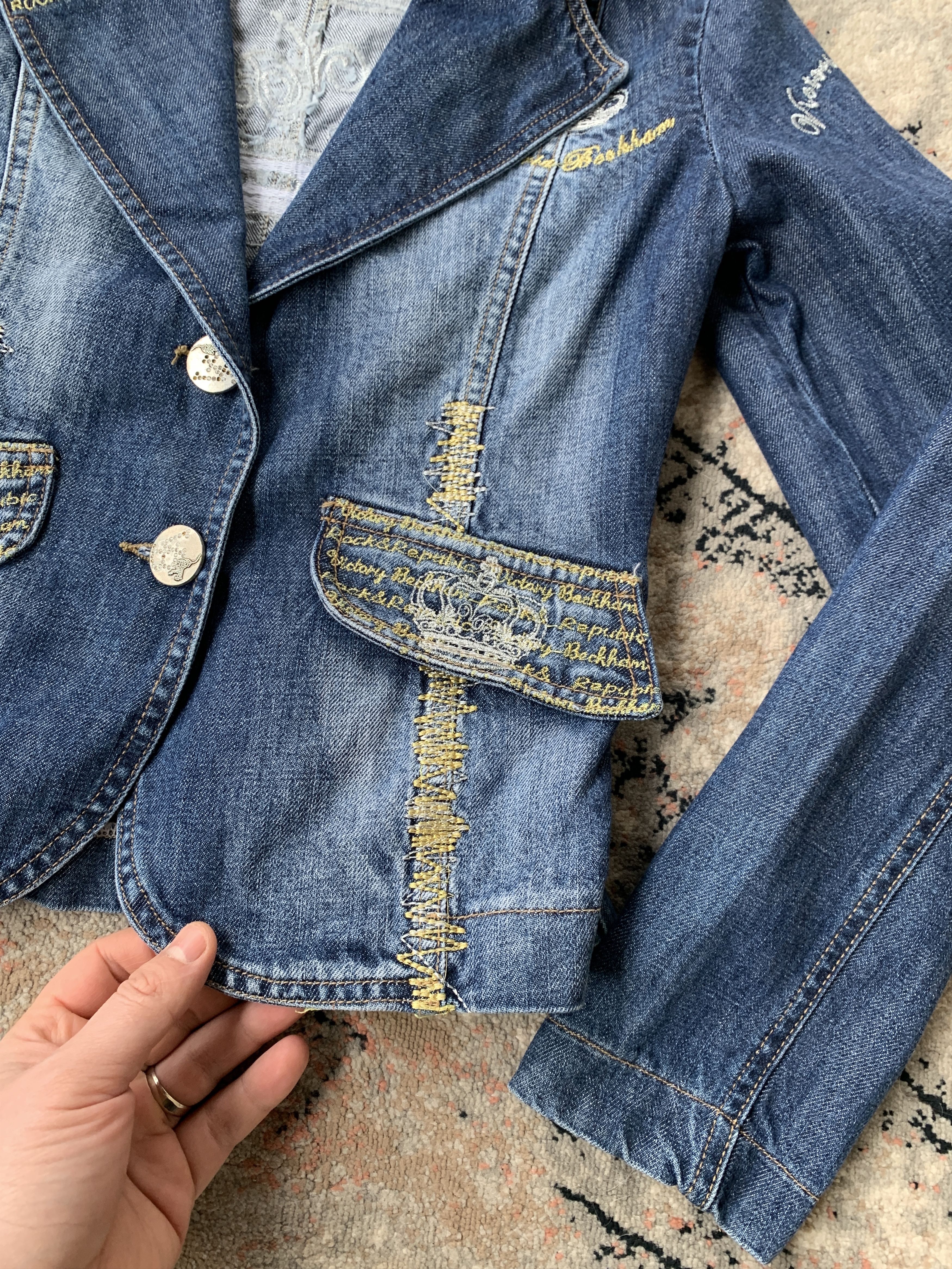 Victoria Beckham Victoria Backham Denim Jacket Size M / US 6-8 / IT 42-44 - 2 Thumbnail