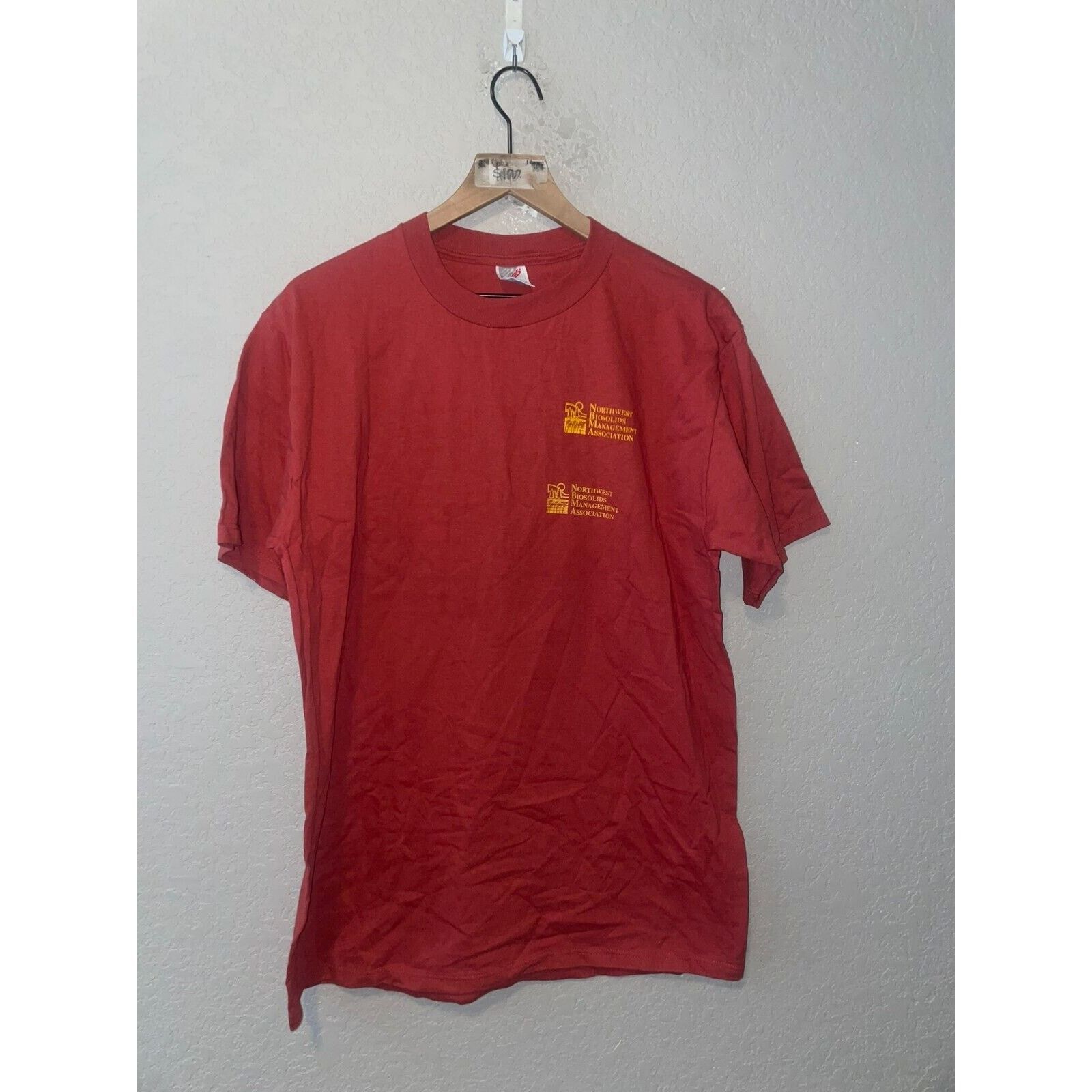 Jerzees Vinatage Biosolids Shirt Northwest Management Tee 90s VTG L Size US L / EU 52-54 / 3 - 2 Thumbnail