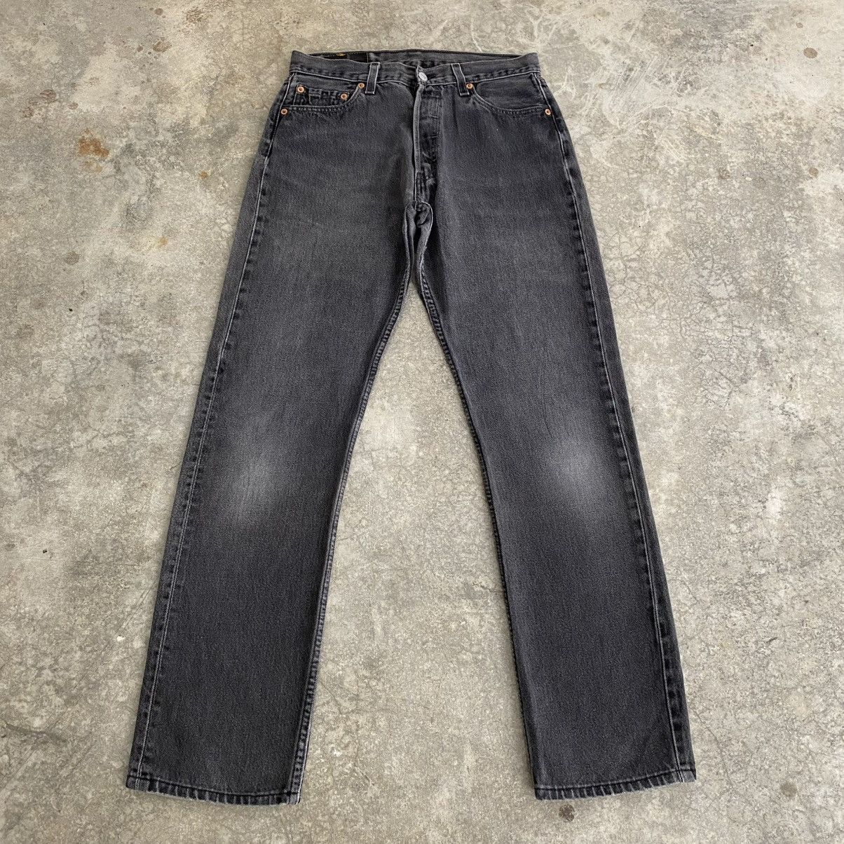 Levi's Vintage Late 90’s Levis 501 Faded Black Denim Jeans Size US 29 - 2 Thumbnail