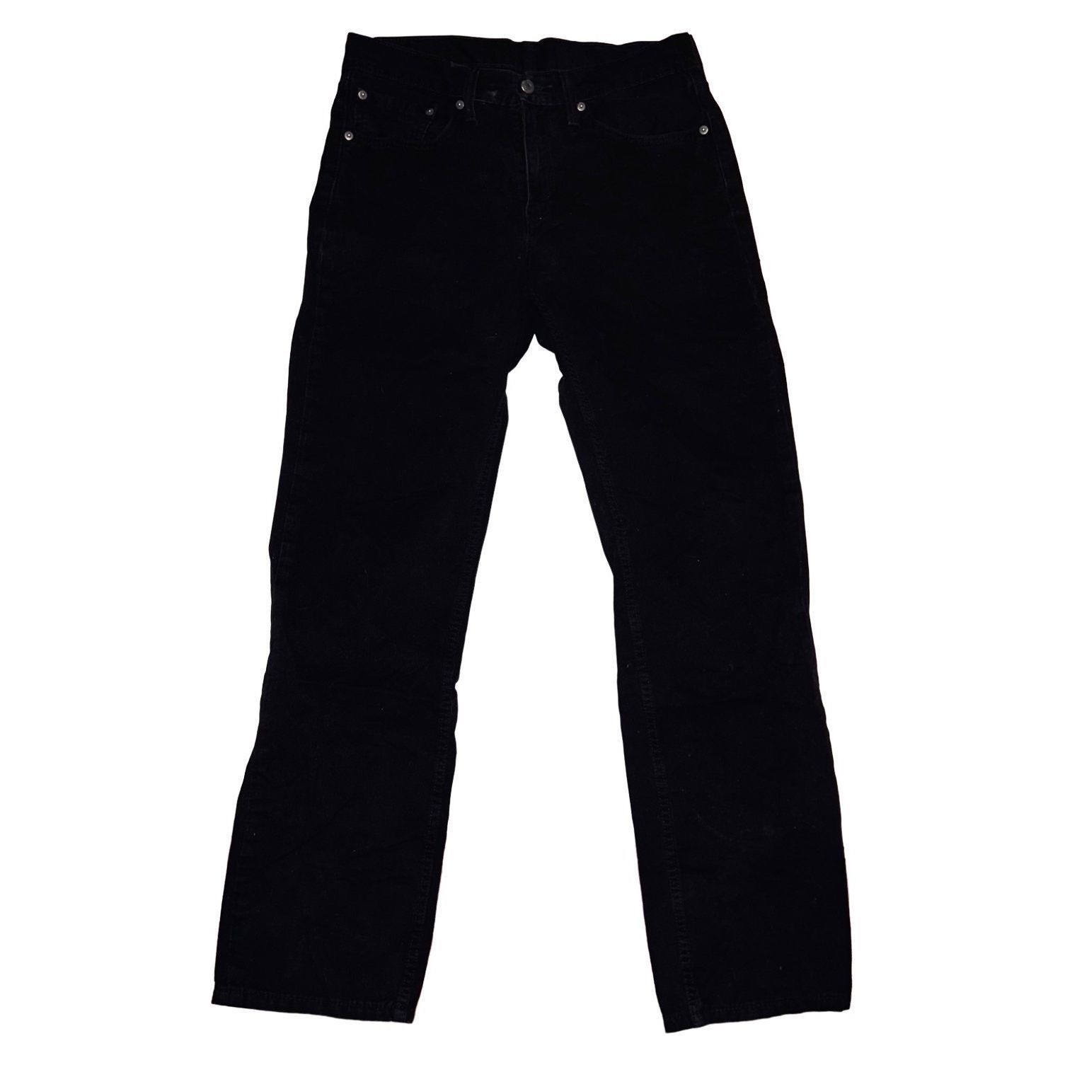 Levi's Levi's 514 Pants Mens 31x32 Black Straight Leg Chino Pants Size US 31 - 1 Thumbnail