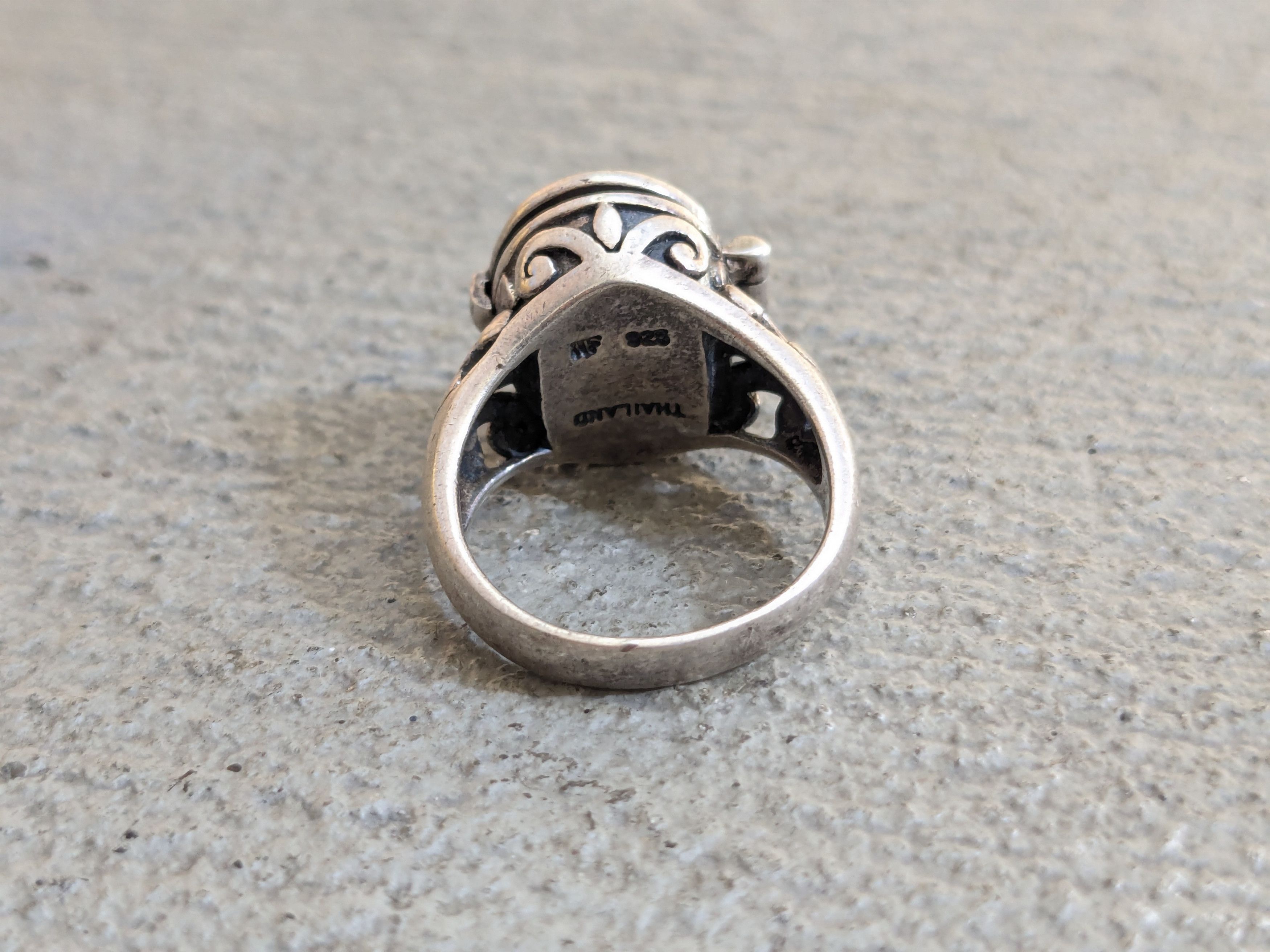 Jewelry × Sterling Silver Sterling Silver Poison Ring 5.75 Cross Size ONE SIZE - 3 Thumbnail