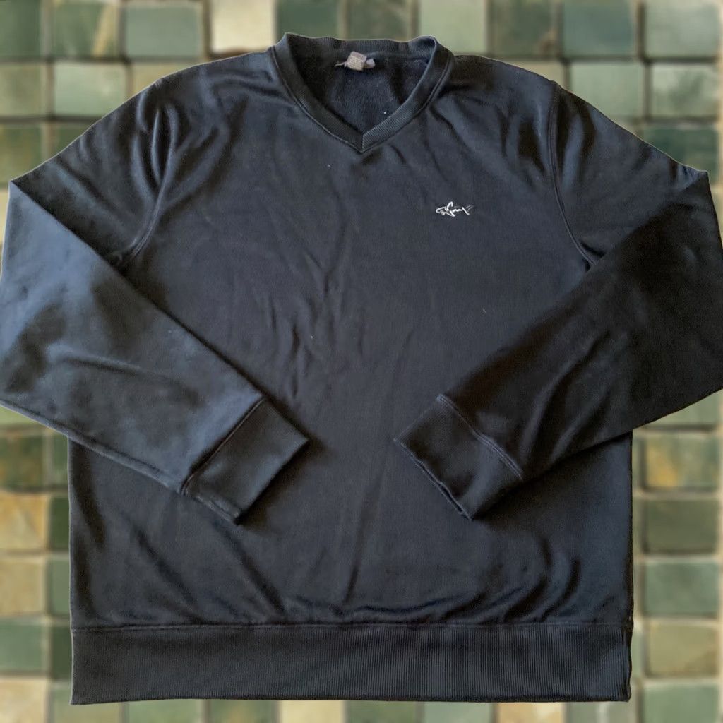 Tasso Elba VINTAGE Men’s Greg Norman for Tasso Elba Black Pullover Large Mens L Black Pullover Greg Norman for Tasso Elba Sweater Size US L / EU 52-54 / 3 - 1 Thumbnail