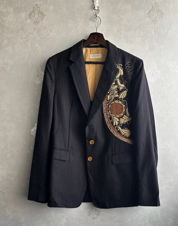 Dries Van Noten Sz 50 Dries Van Noten 15SS Stitches Jacket Size US M / EU 48-50 / 2 - 2 Thumbnail
