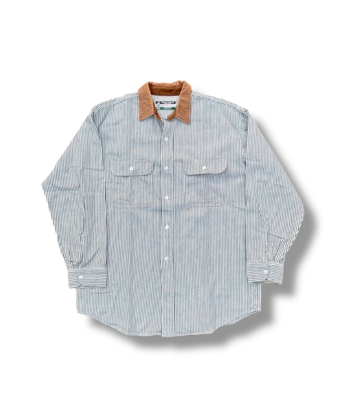 Sugar Cane Sugarcane Stripe Hickory Shirt Size US L / EU 52-54 / 3 - 1 Thumbnail