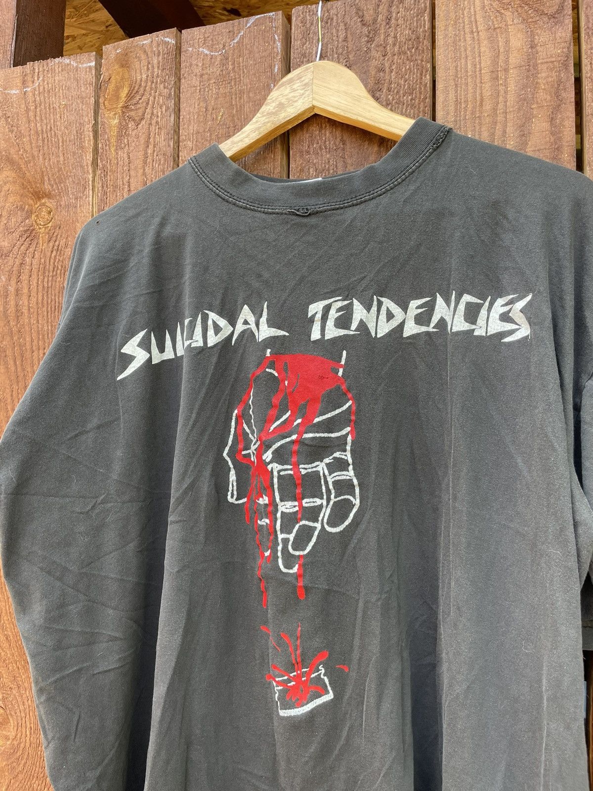 Band Tees × Vintage Rare Band Tees Black Metal Band Tees Vintage 90’s death burz Size US XL / EU 56 / 4 - 3 Thumbnail