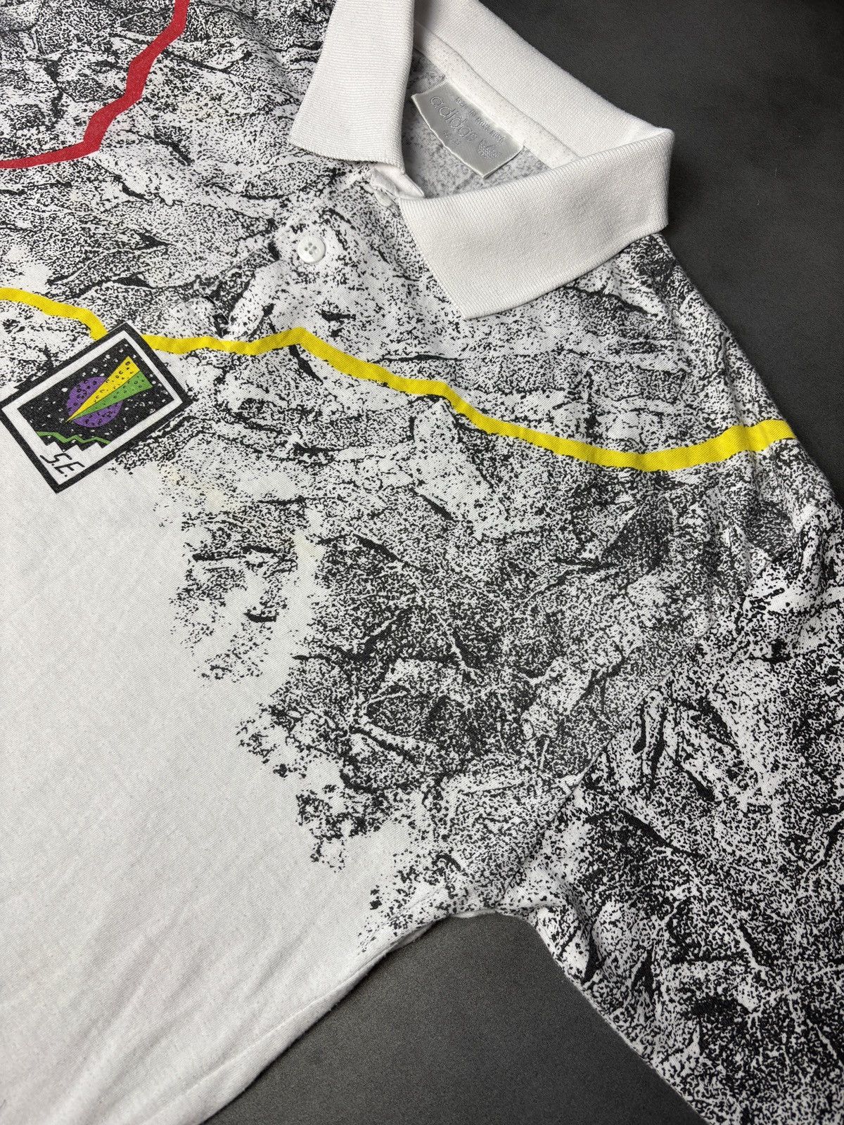 Adidas × Vintage 1980s Adidas Tennis Polo Shirt 80s Vintage Stefan Edberg Size US M / EU 48-50 / 2 - 6 Thumbnail
