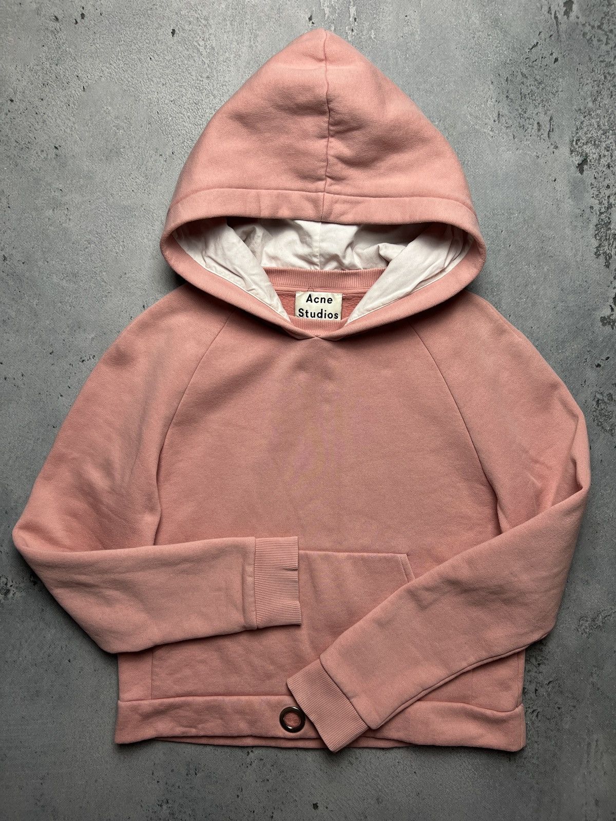 Acne Studios Acne Studios Pink Hoodie Vania FL PSS15 Opium Avant Garde Size M / US 6-8 / IT 42-44 - 2 Thumbnail