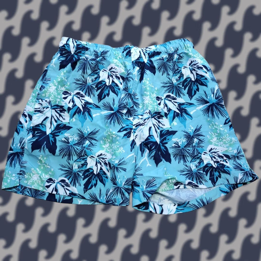 Gant GANT Shorts Mens Size S Swim Summer Palms Small Drawstring Surf Print Size US 29 - 1 Thumbnail