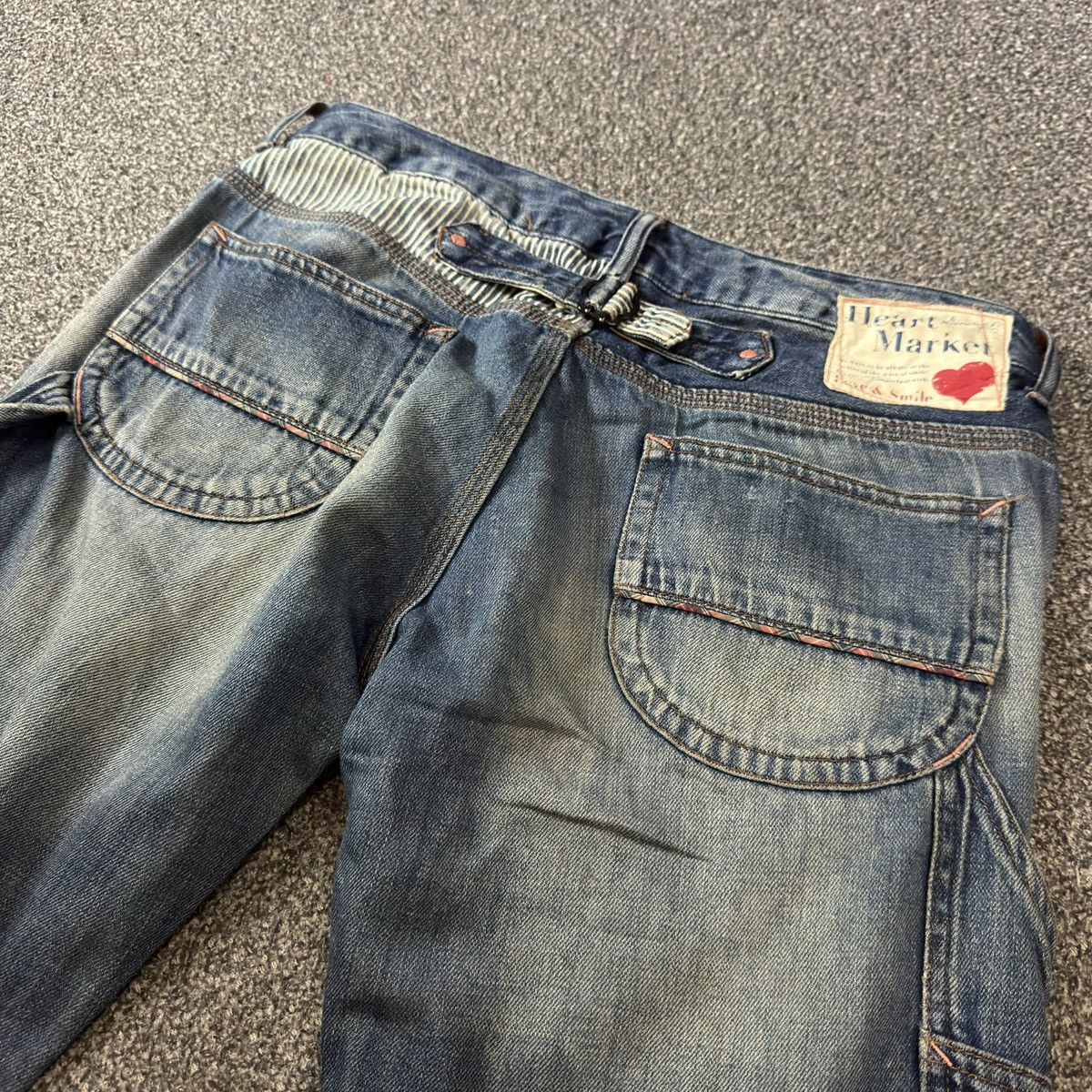 14th Addiction Japanese Vintage 90s HR Market Dungaree Pants Streetwear Size US 32 / EU 48 - 9 Thumbnail