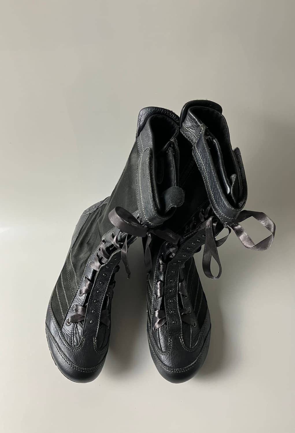 Diesel Leather biker Moto boots Diesel Archive Futuristic shoes 36 Size US 6 / IT 36 - 3 Thumbnail
